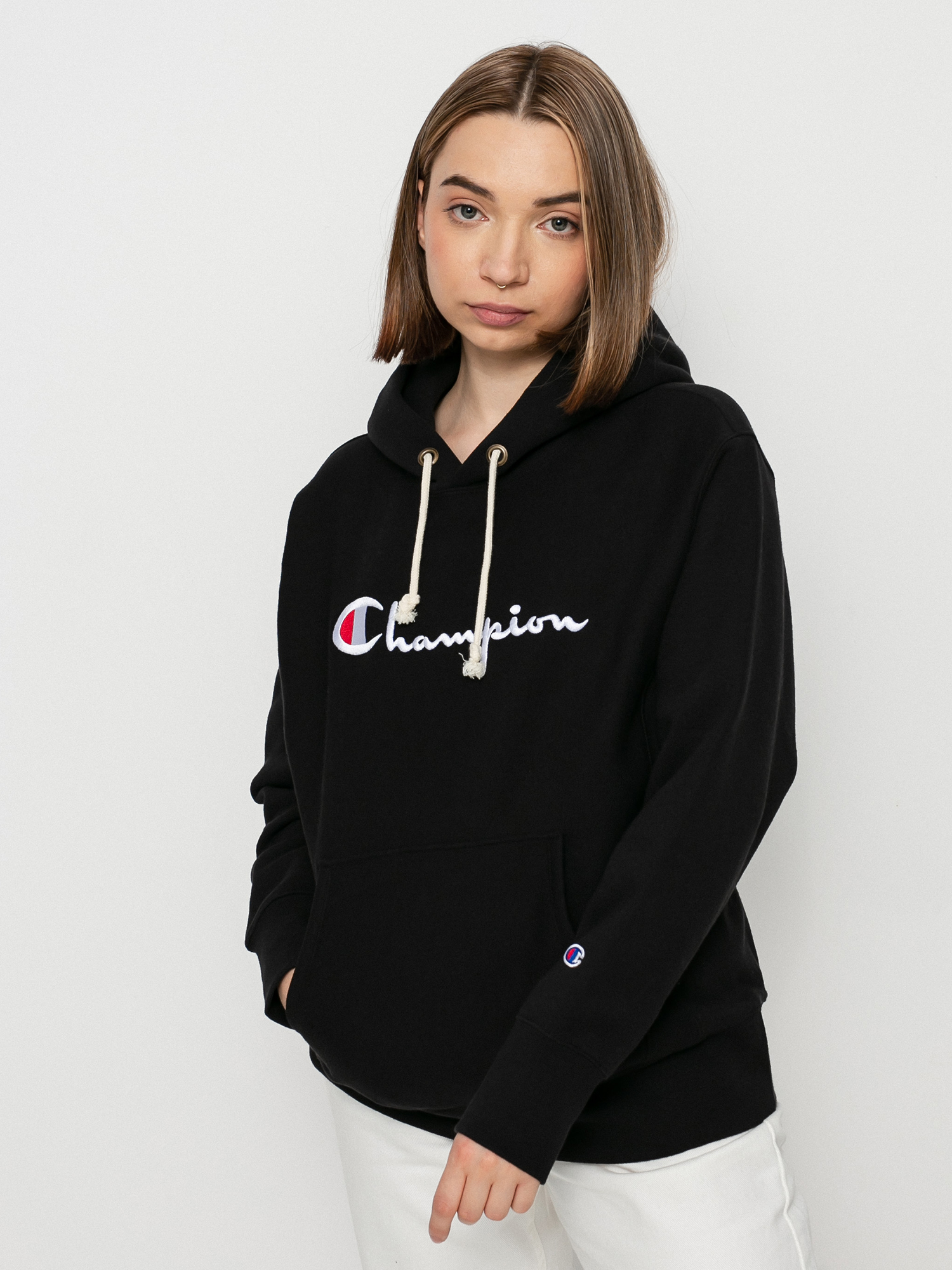 Champion Sweatshirt HD 114788 Kapucnis pulóver Wmn (nbk)