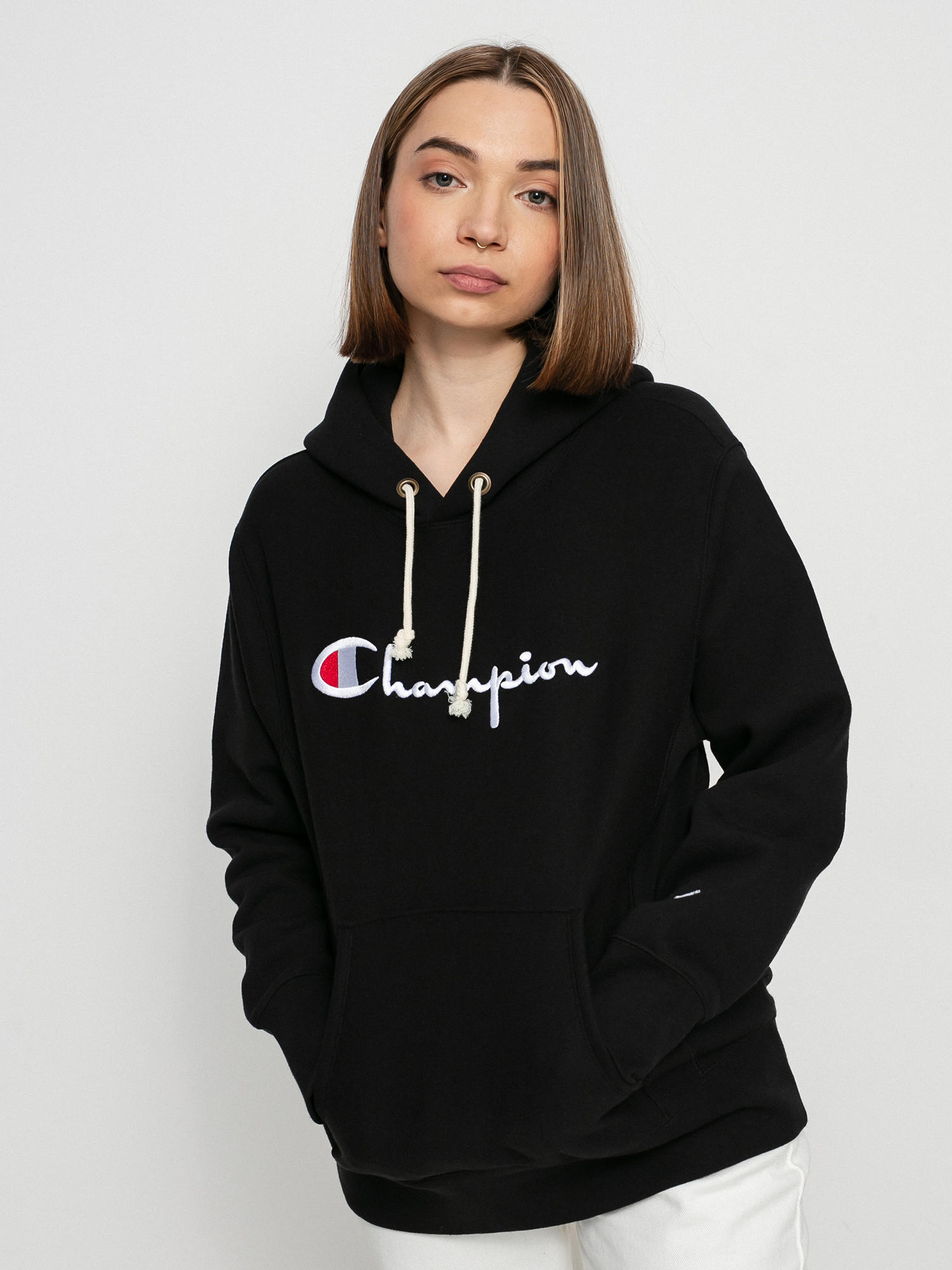 Champion Sweatshirt HD 114788 Kapucnis pulóver Wmn (nbk)