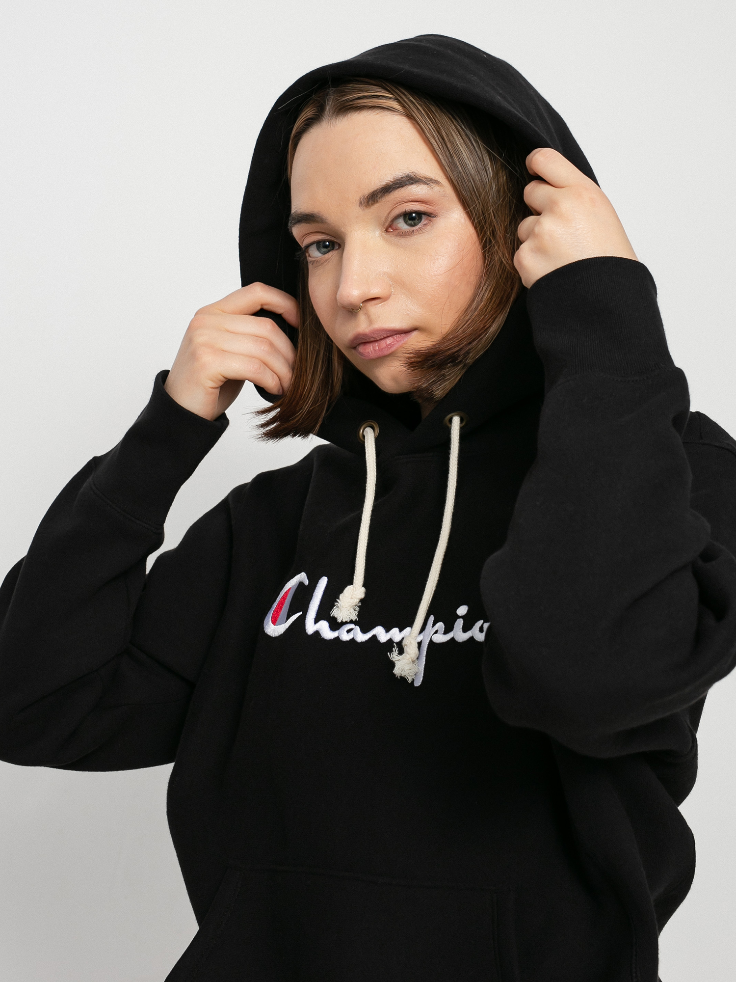 Champion Sweatshirt HD 114788 Kapucnis pulóver Wmn (nbk)