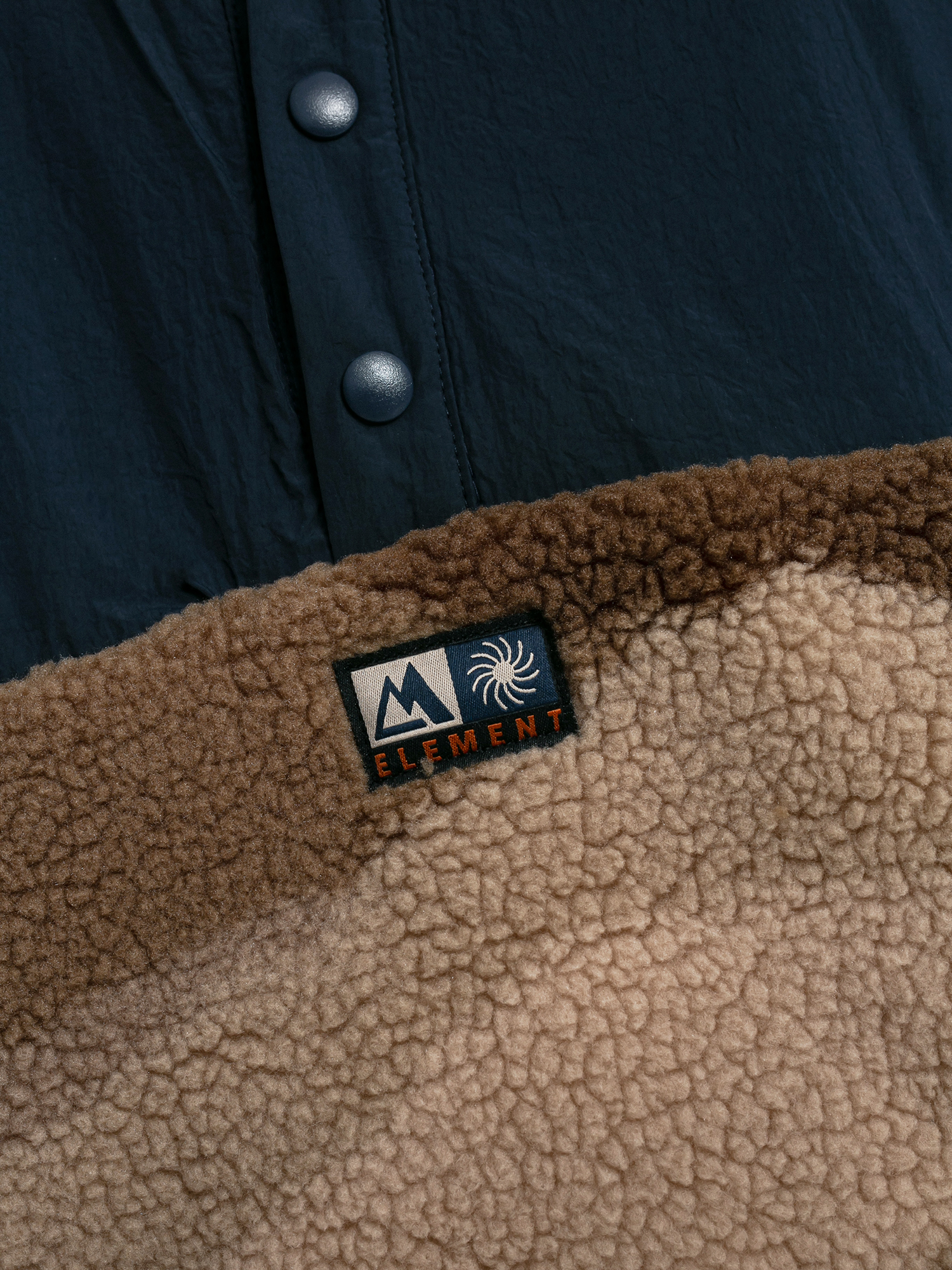 Element Mountain Sherpa 1/4 Pulóver (landscape dpm)