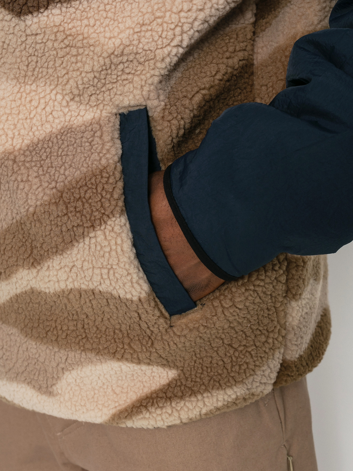 Element Mountain Sherpa 1/4 Pulóver (landscape dpm)