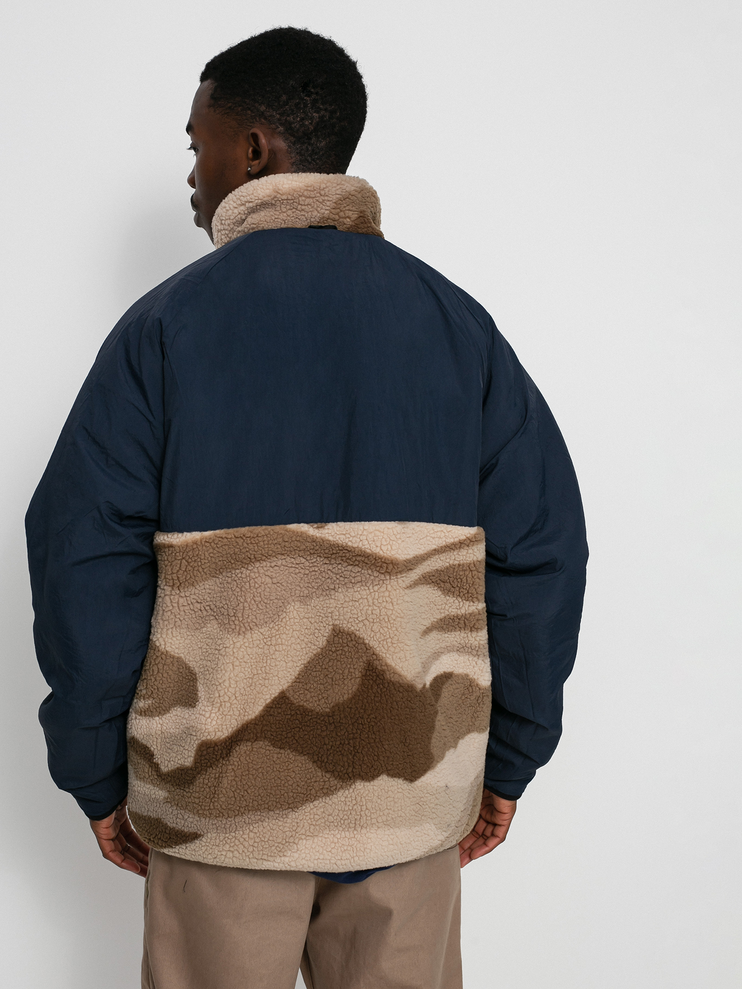 Element Mountain Sherpa 1/4 Pulóver (landscape dpm)