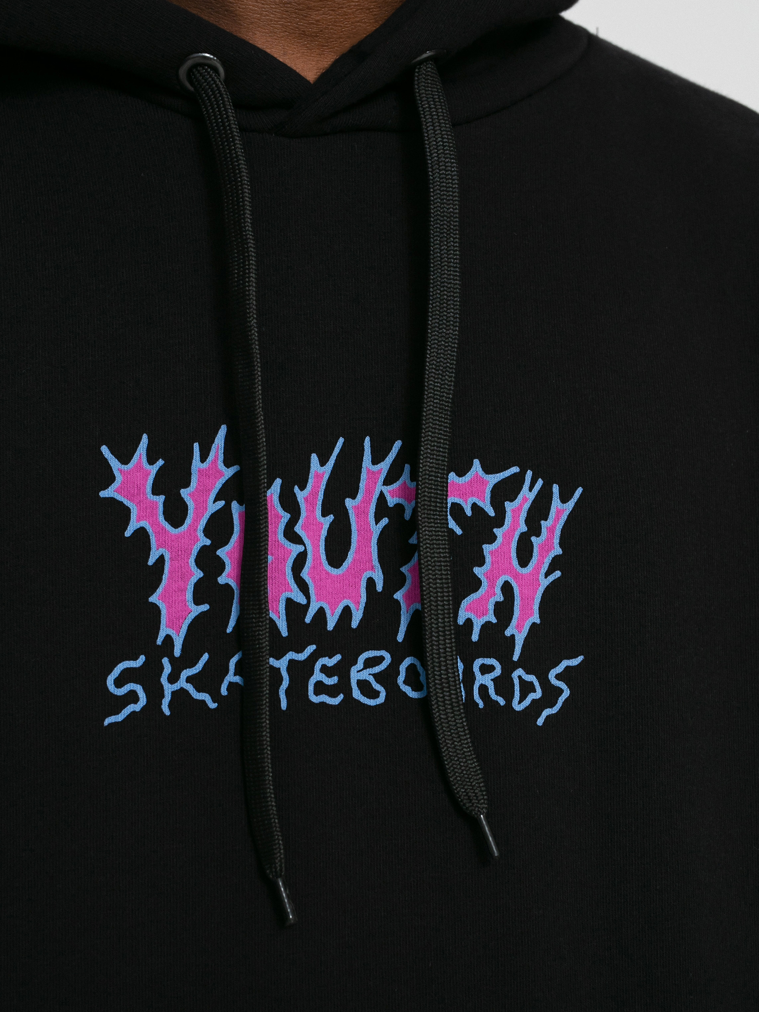 Youth Skateboards Bummers Logo HD Kapucnis pulóver (black)