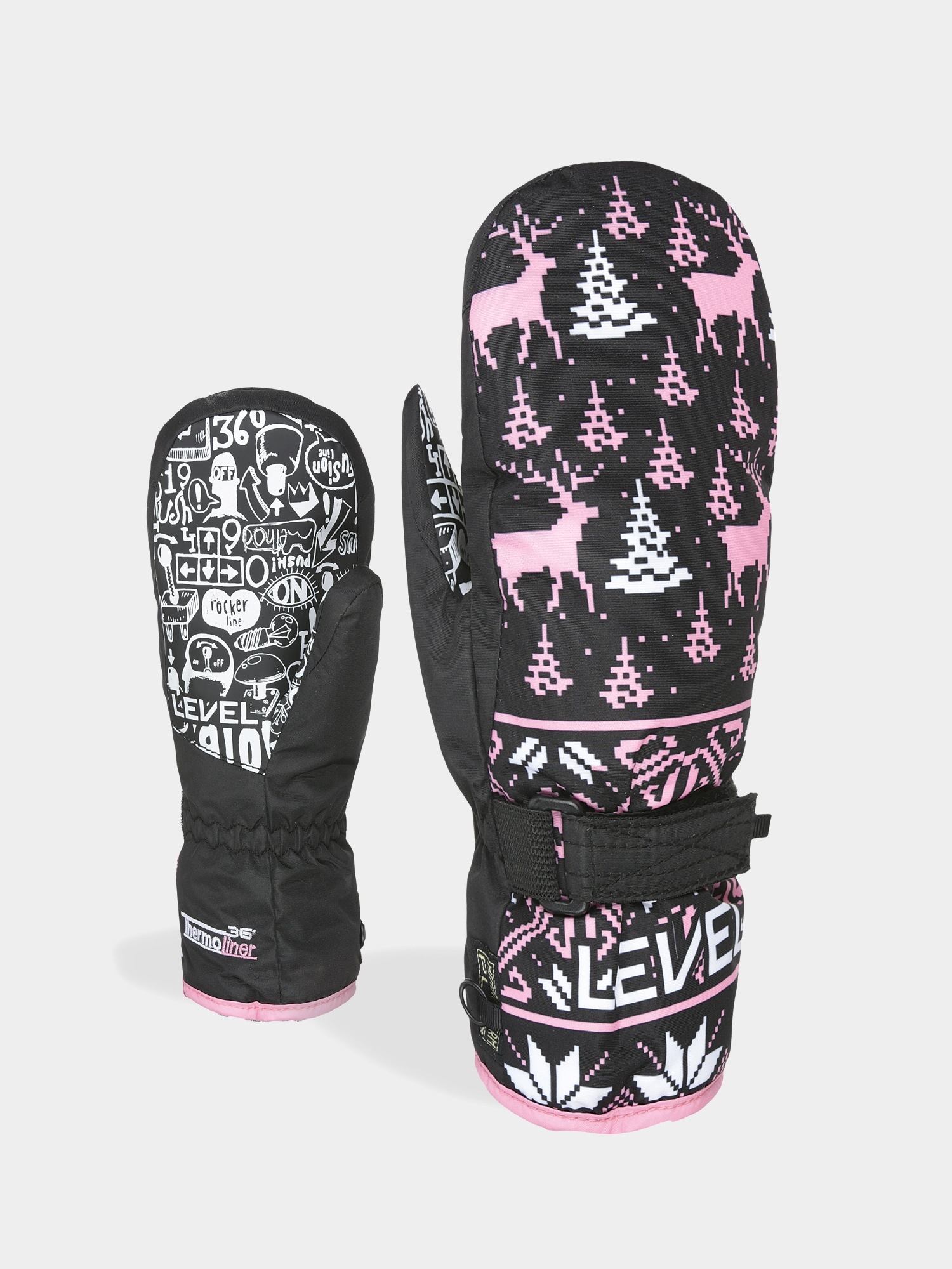 Level Junior Mitt JR Kesztyű (pk black)