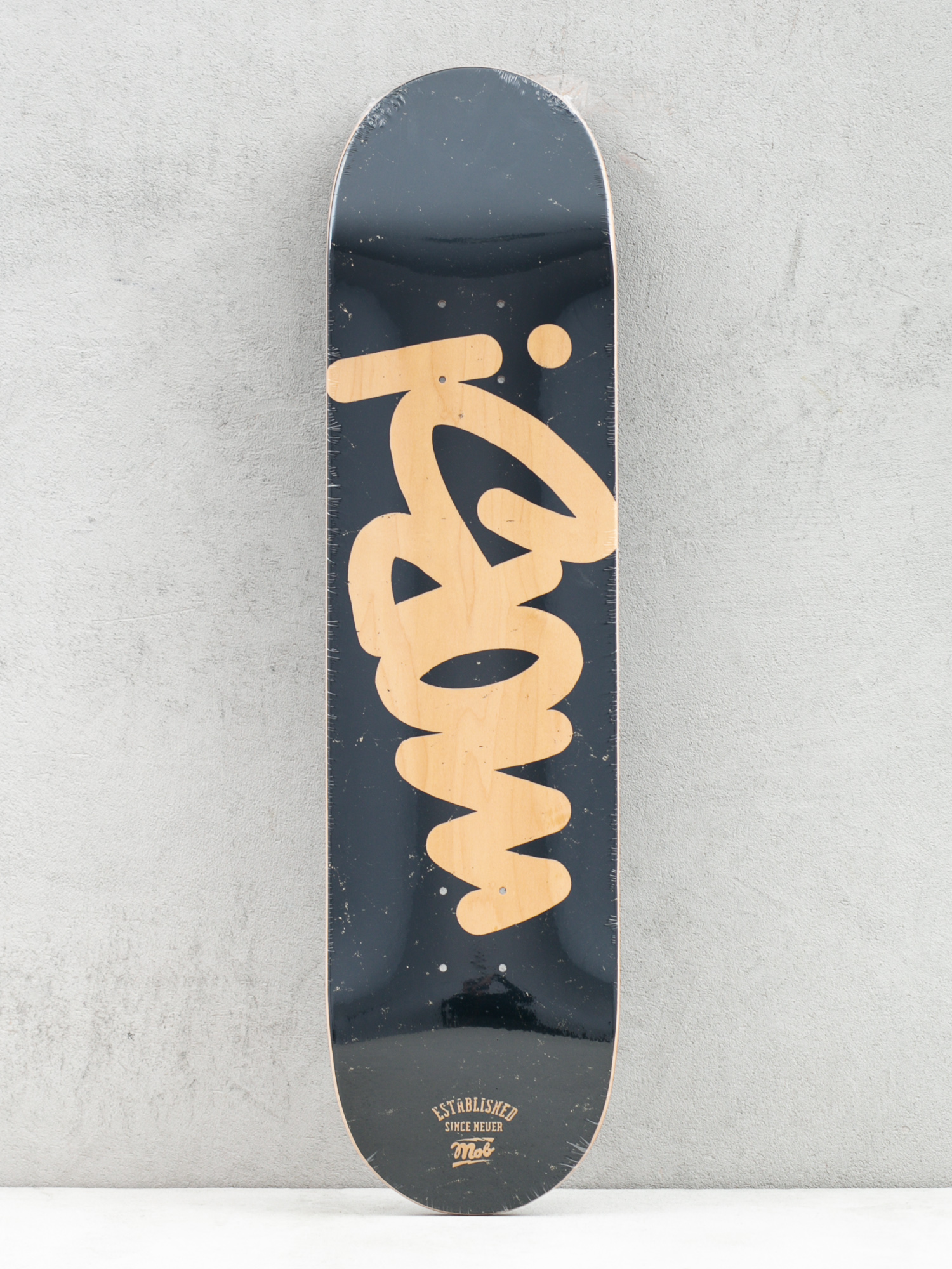 Mob Skateboards Tag Logo Gördeszka lap (black)