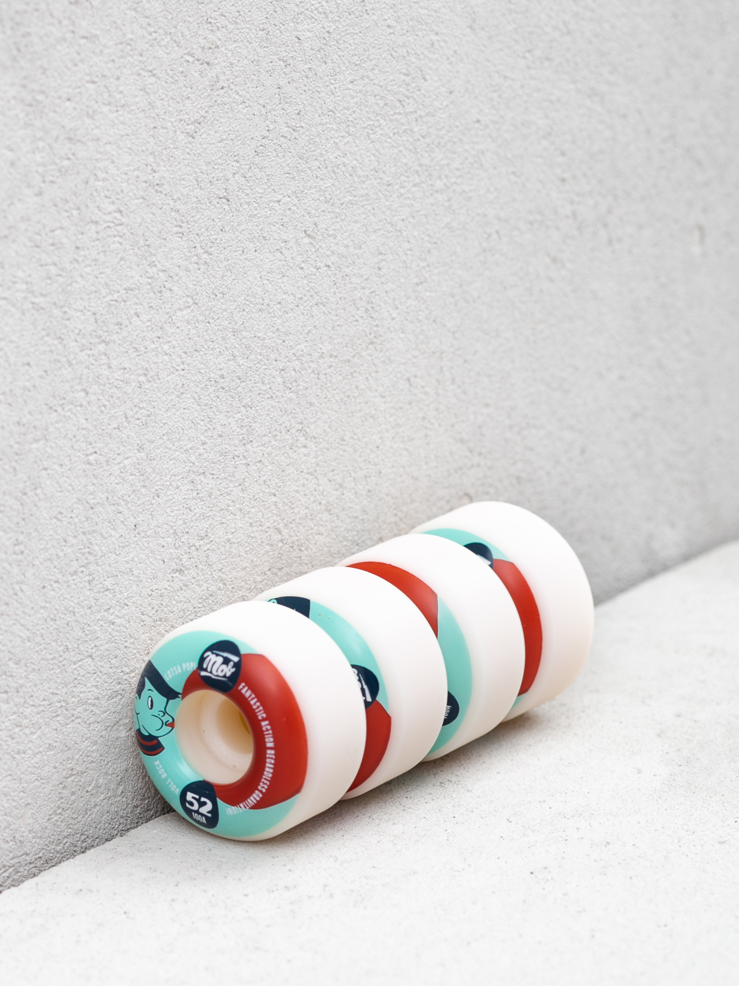Mob Skateboards Pop Gördeszka kerék (teal/red)