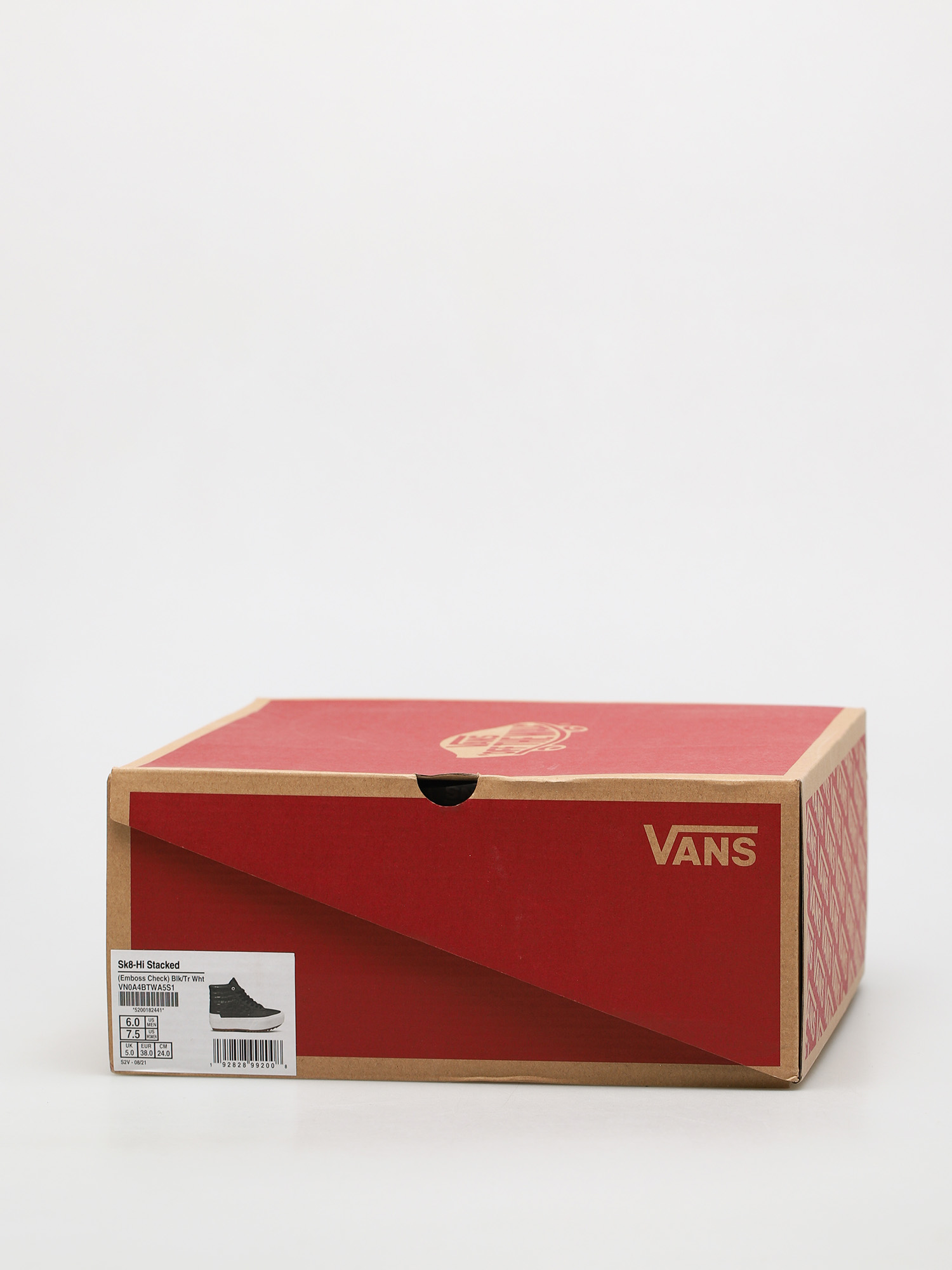 Vans Sk8 Hi Stacked Cipők (emboss check/black/true white)