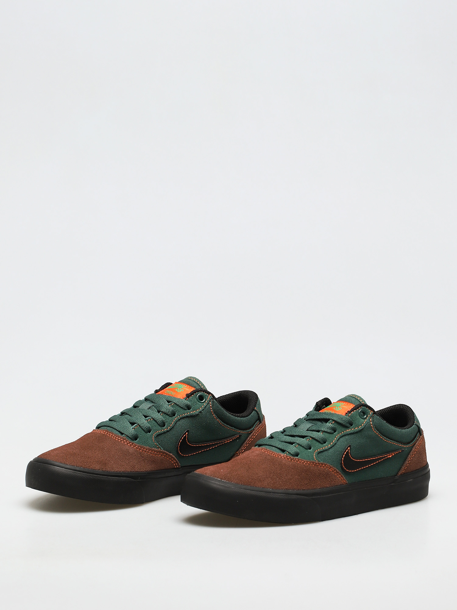 Nike SB Chron 2 Cipők (lt chocolate/black noble green)