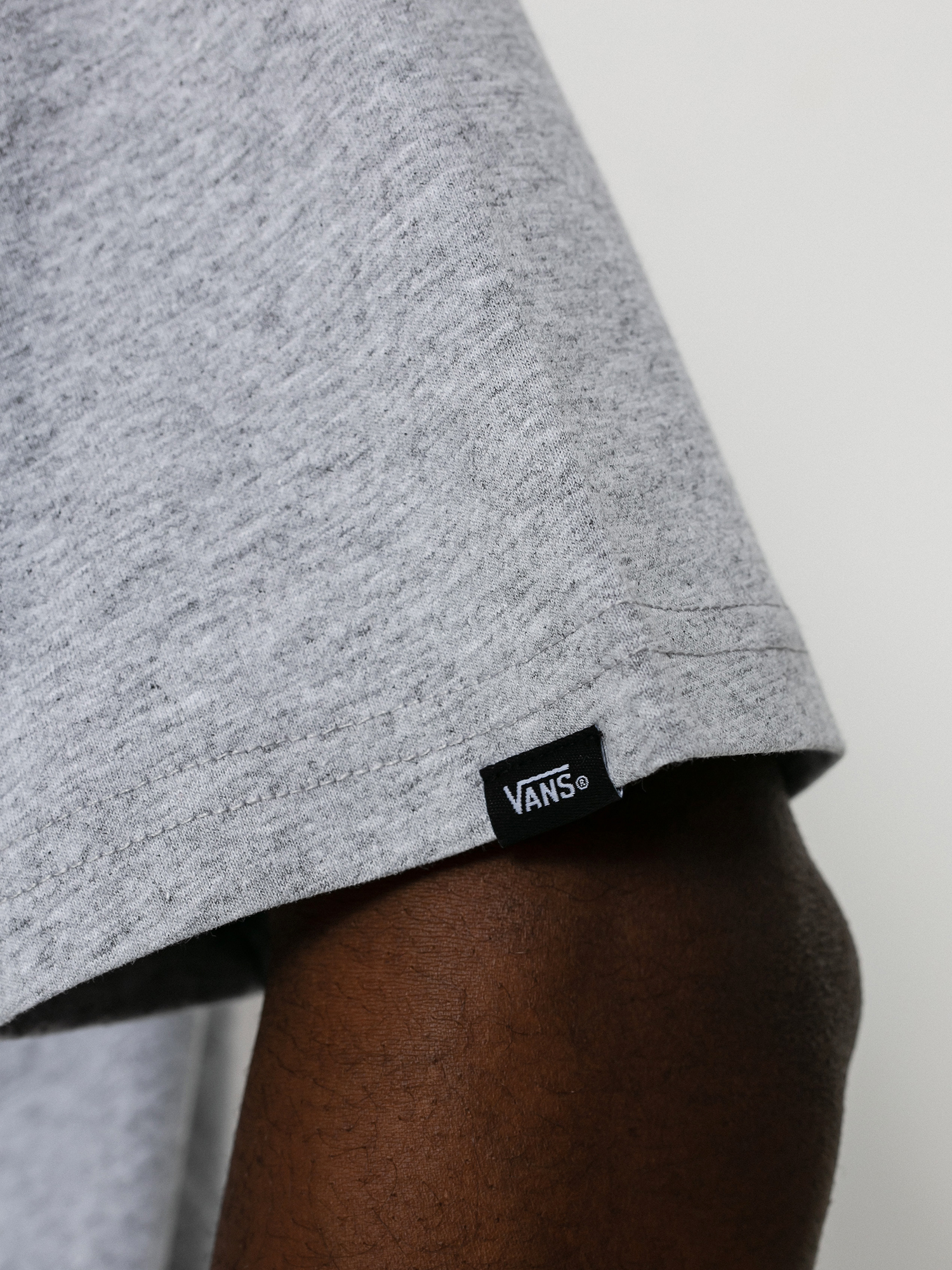 Vans Left Chest Logo Póló (athletic heather/black)