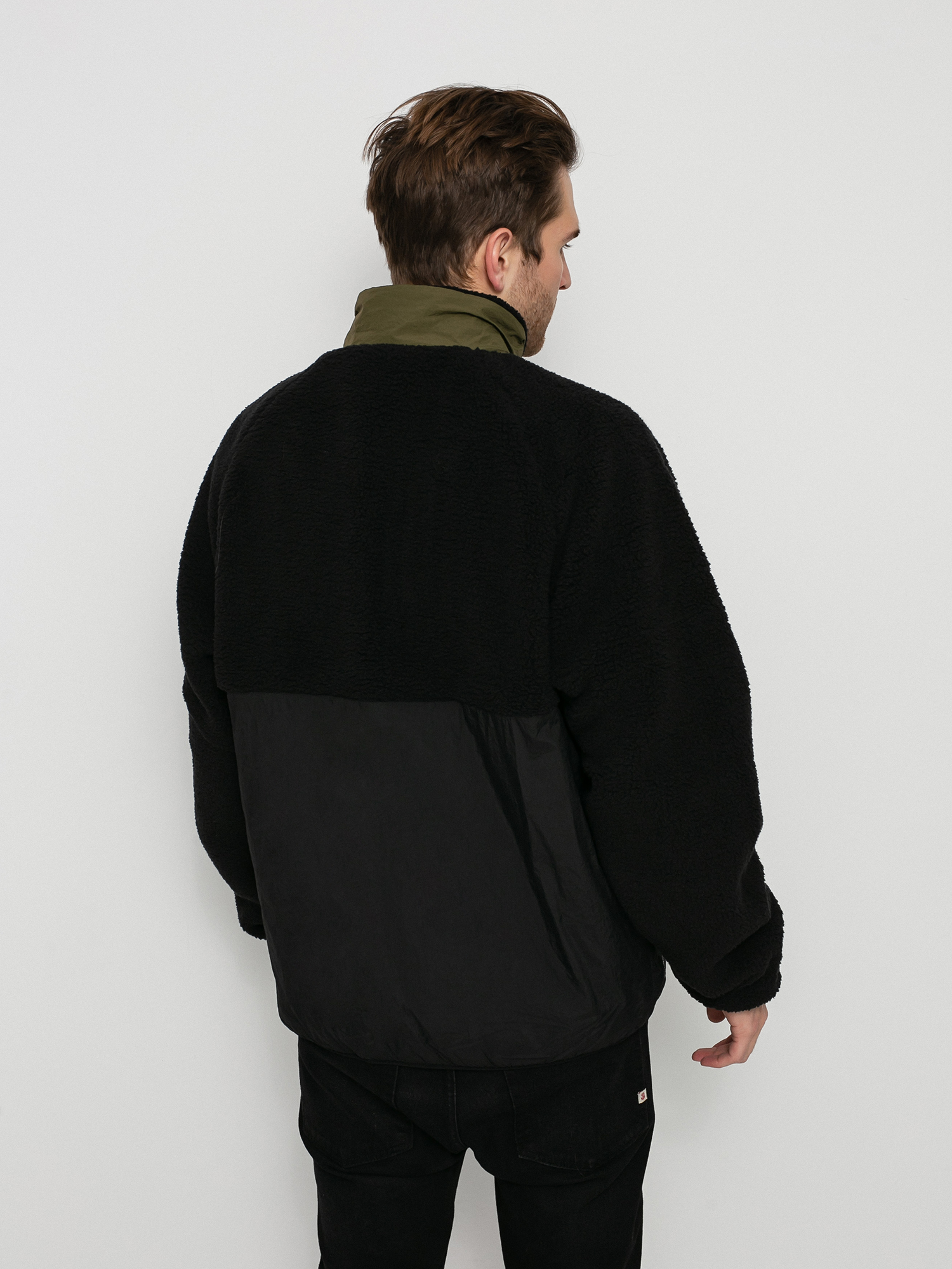 Element Mountain Sherpa 1/4 Pulóver (flint black)