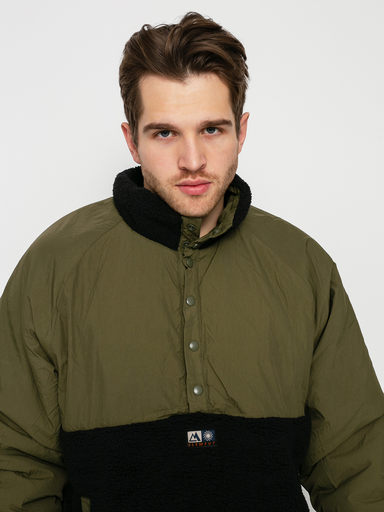 Element Mountain Sherpa 1/4 Pulóver (flint black)