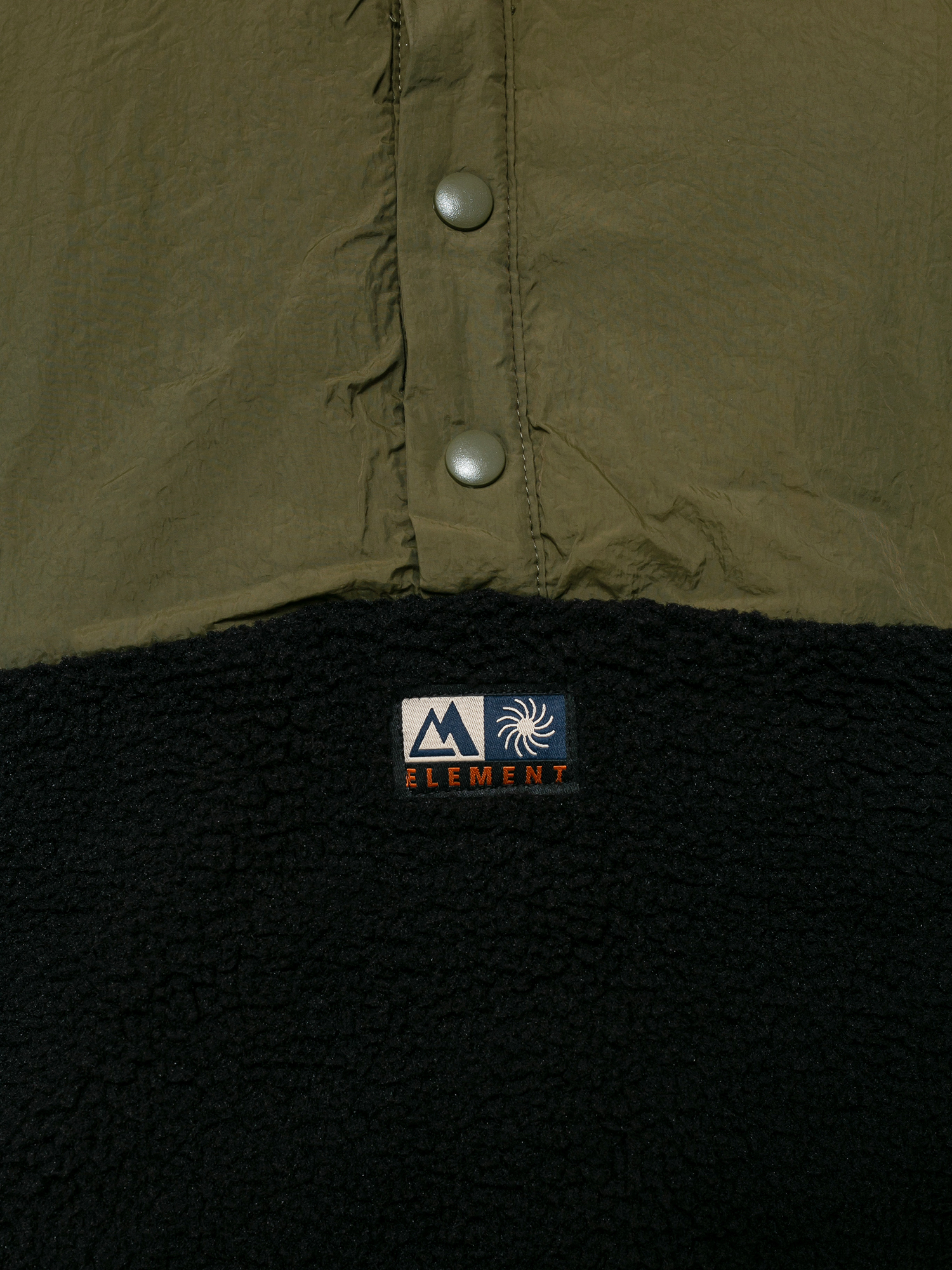 Element Mountain Sherpa 1/4 Pulóver (flint black)