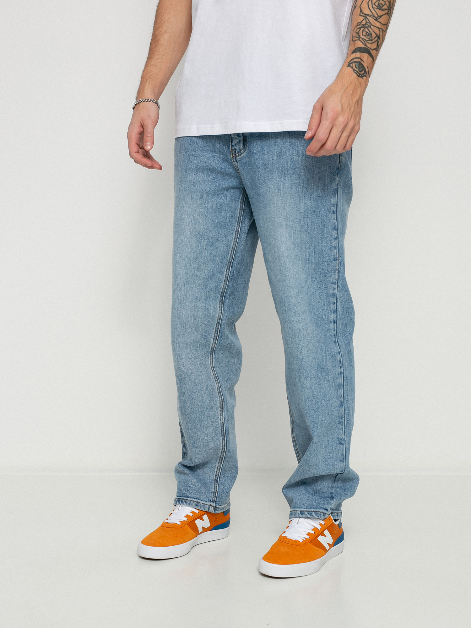 Former Distend Baggy Kisnadrág (washed blue)