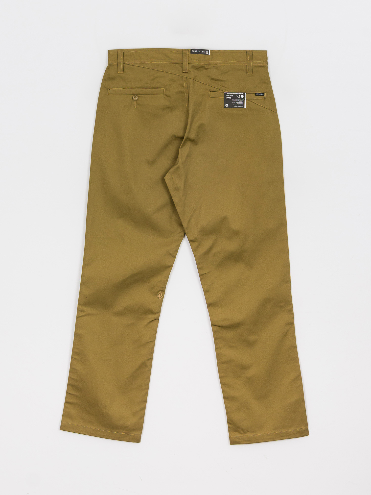 Volcom Frickin Skate Chino Kisnadrág (dark khaki)