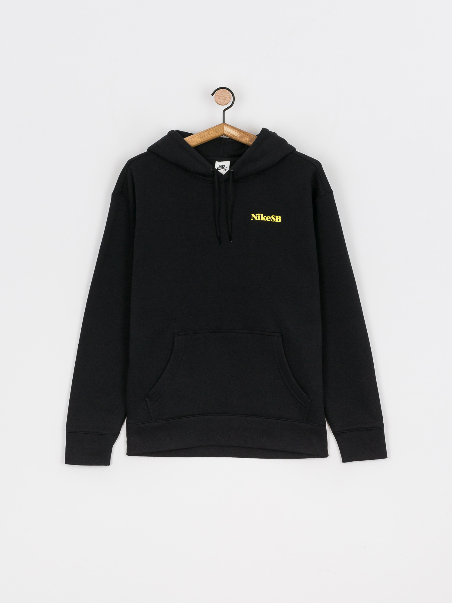 Nike SB One Off HD Kapucnis pulóver (black/yellow strike)