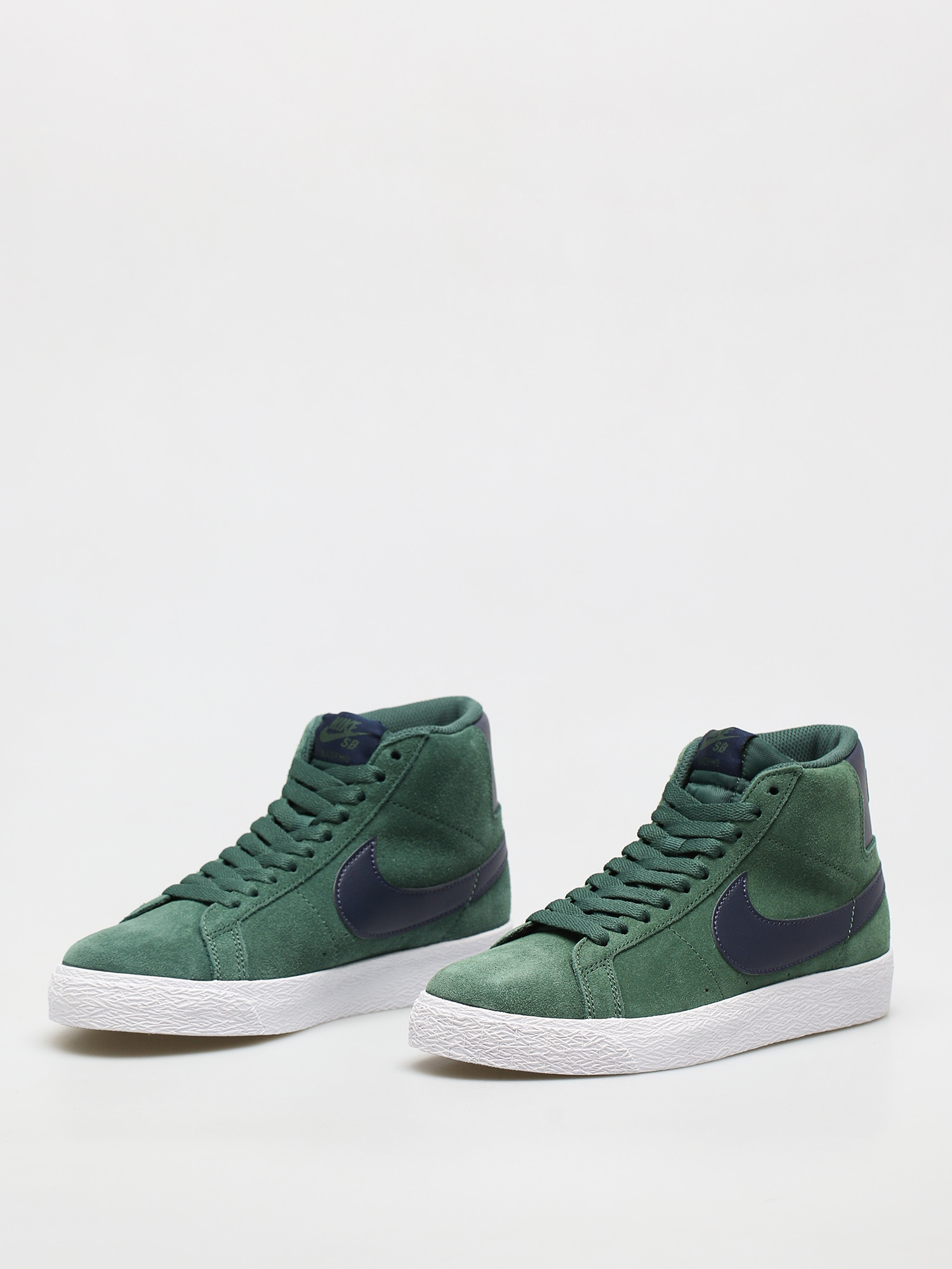 Nike SB Zoom Blazer Mid Cipők (noble green/midnight navy noble green)