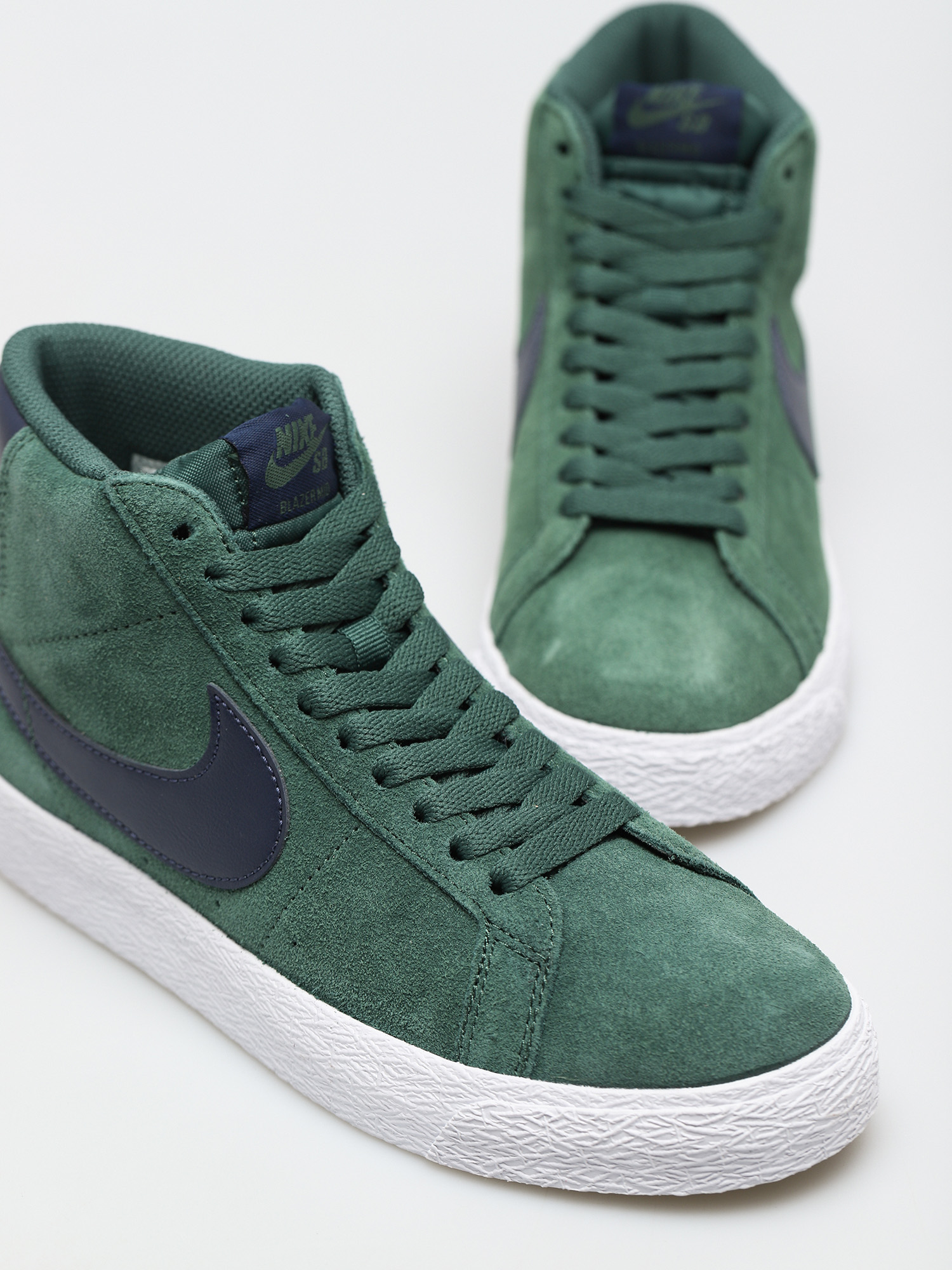 Nike SB Zoom Blazer Mid Cipők (noble green/midnight navy noble green)
