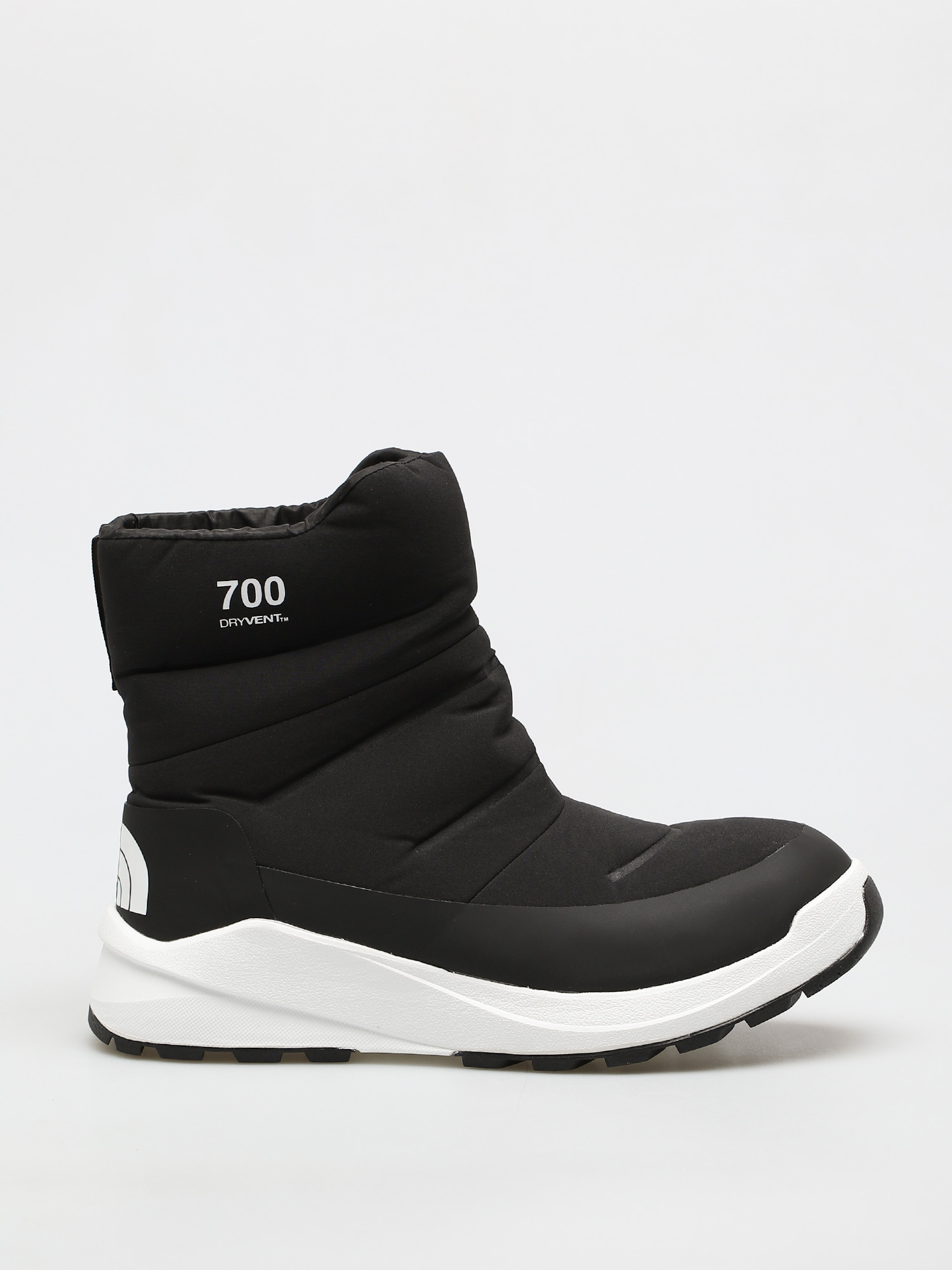 The North Face Nuptse II Bootie WP 700 Cipők (tnf black/tnf white)