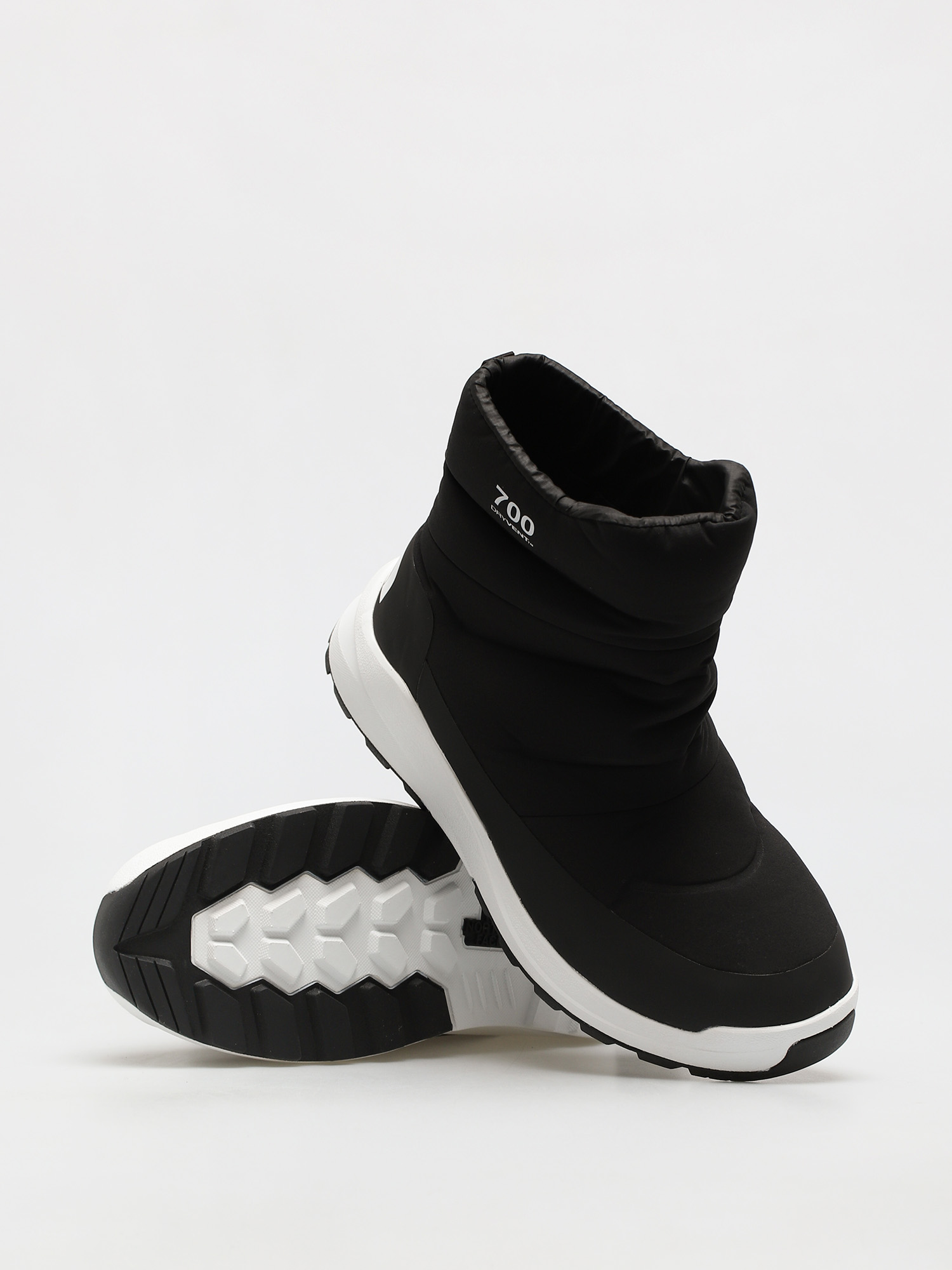 The North Face Nuptse II Bootie WP 700 Cipők (tnf black/tnf white)