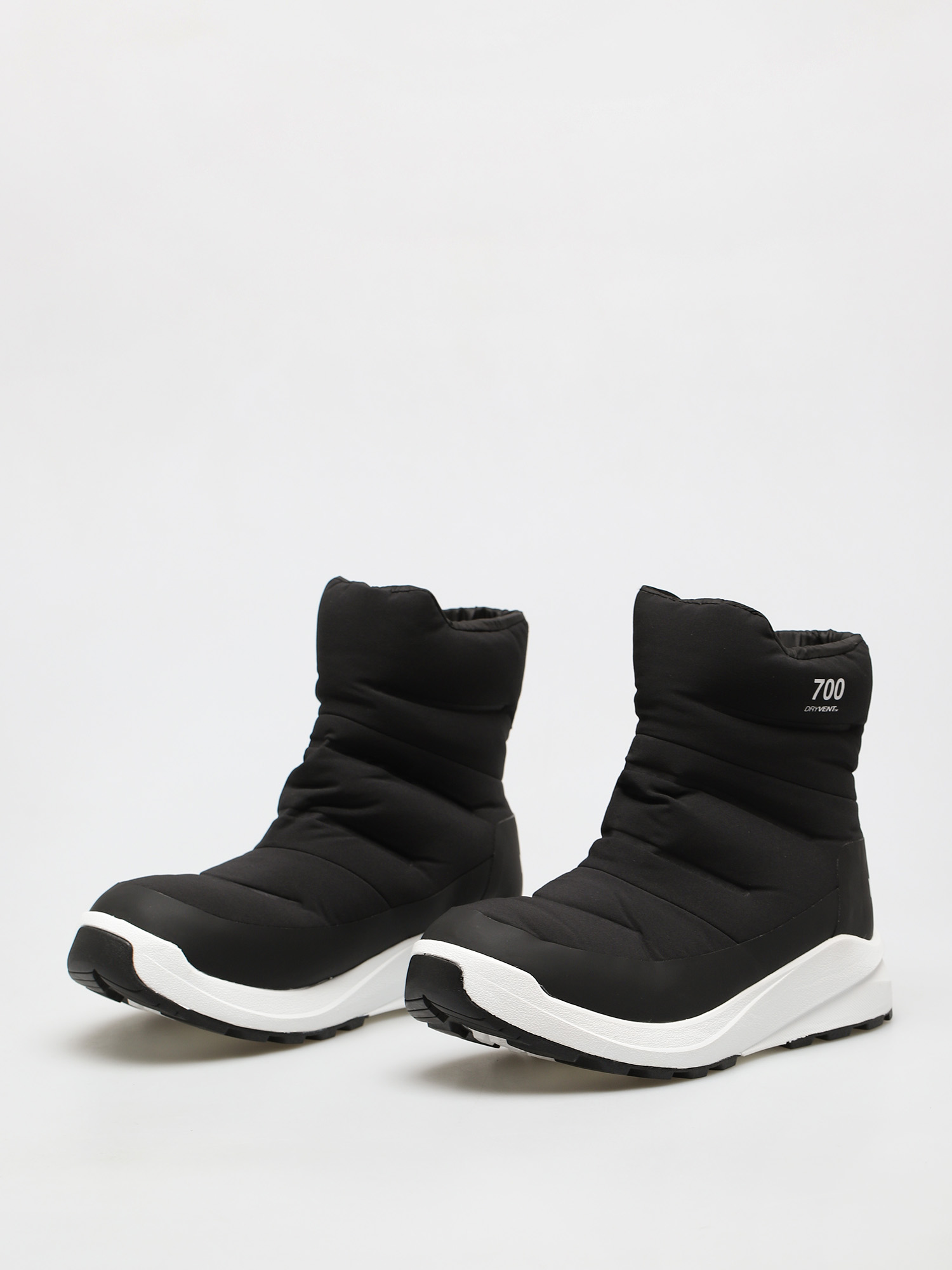 The North Face Nuptse II Bootie WP 700 Cipők (tnf black/tnf white)