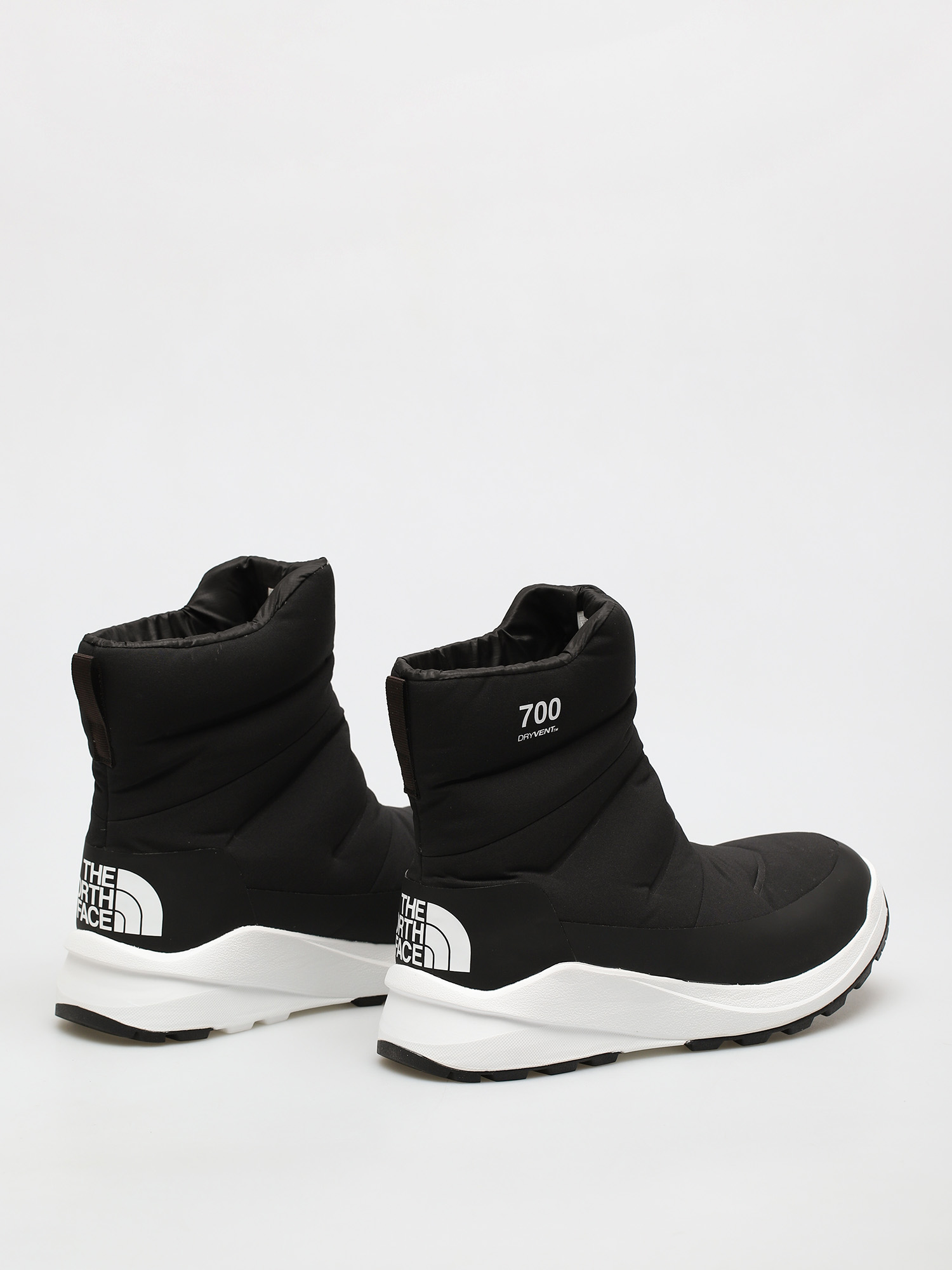 The North Face Nuptse II Bootie WP 700 Cipők (tnf black/tnf white)