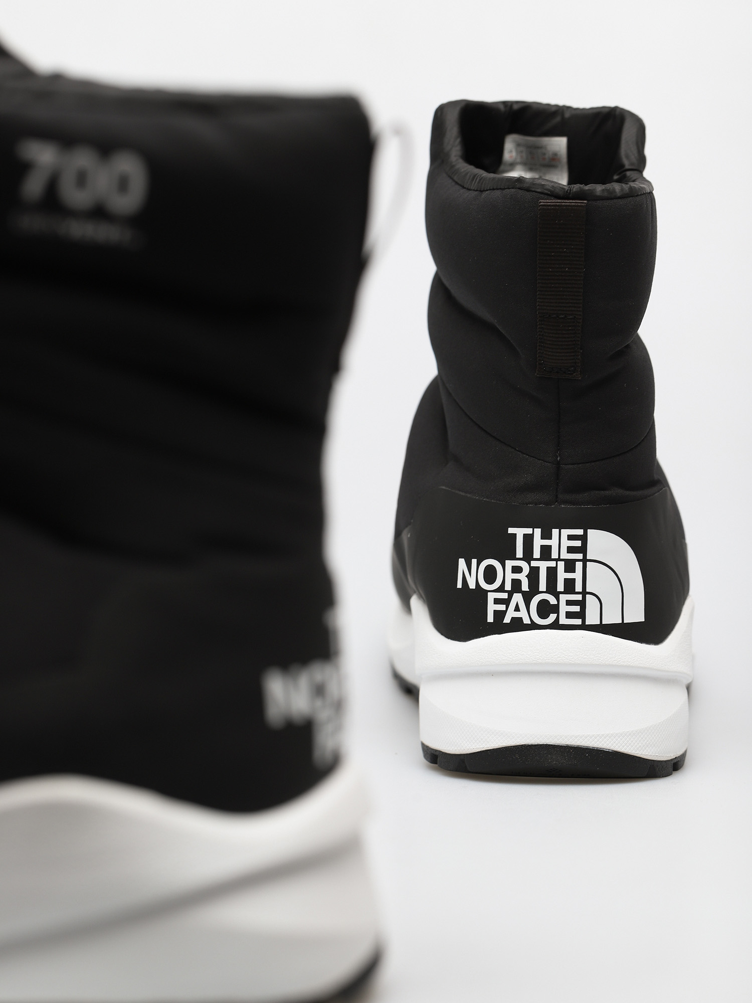 The North Face Nuptse II Bootie WP 700 Cipők (tnf black/tnf white)