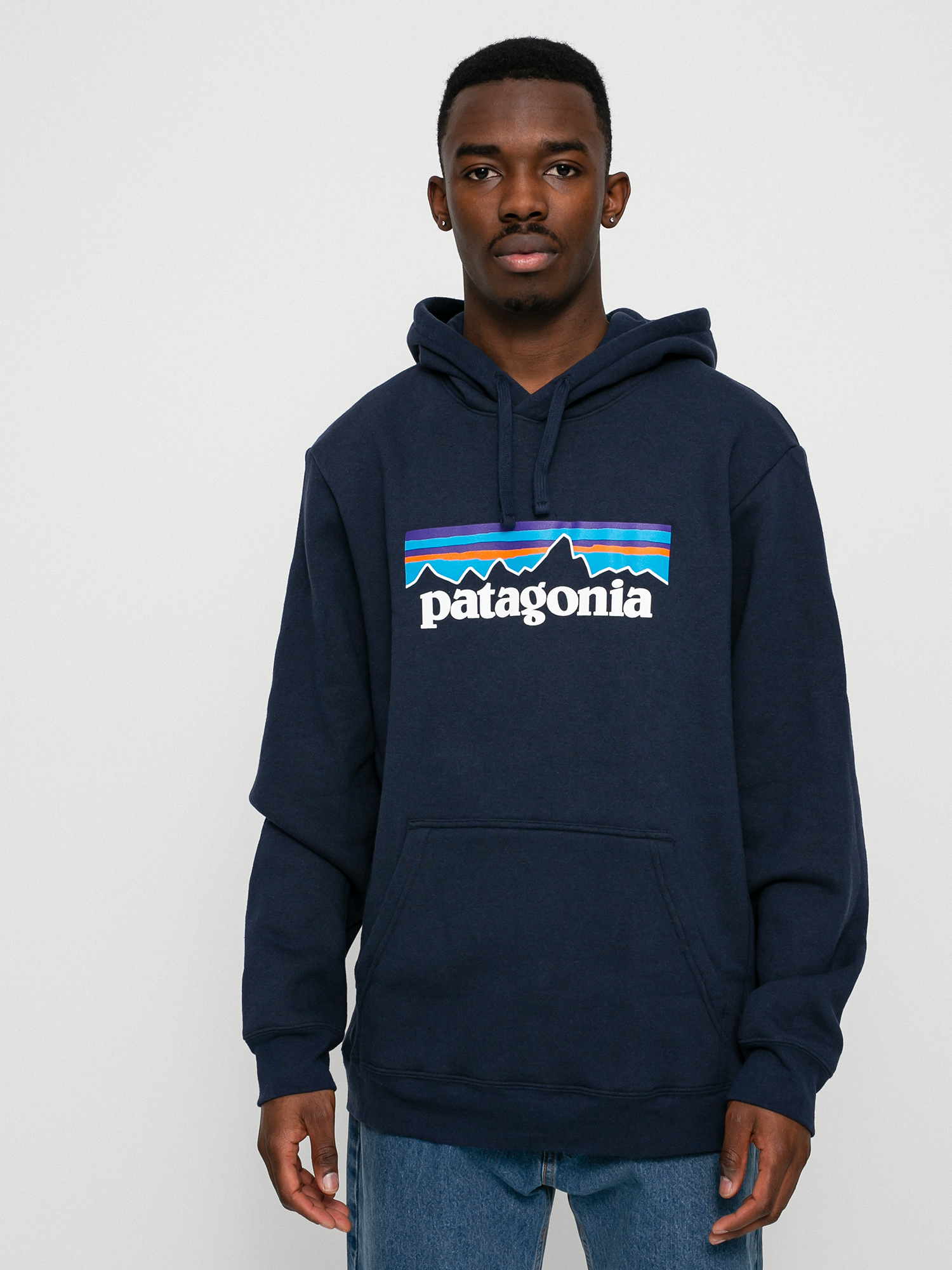 Patagonia Logo Uprisal HD Kapucnis pulóver (new navy)