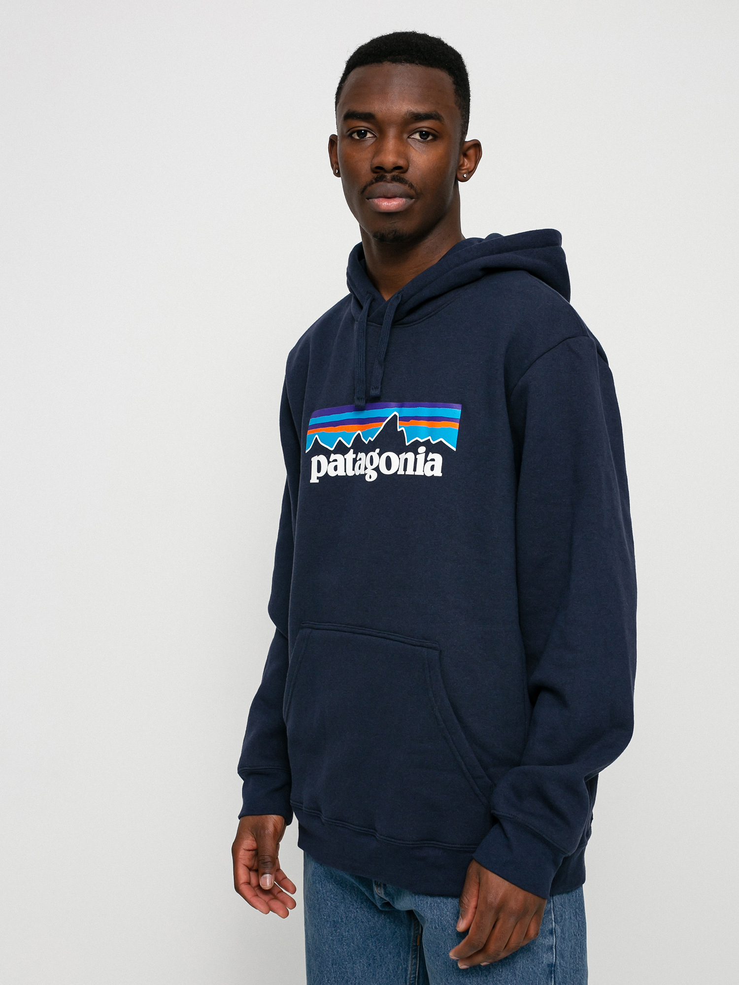Patagonia Logo Uprisal HD Kapucnis pulóver (new navy)