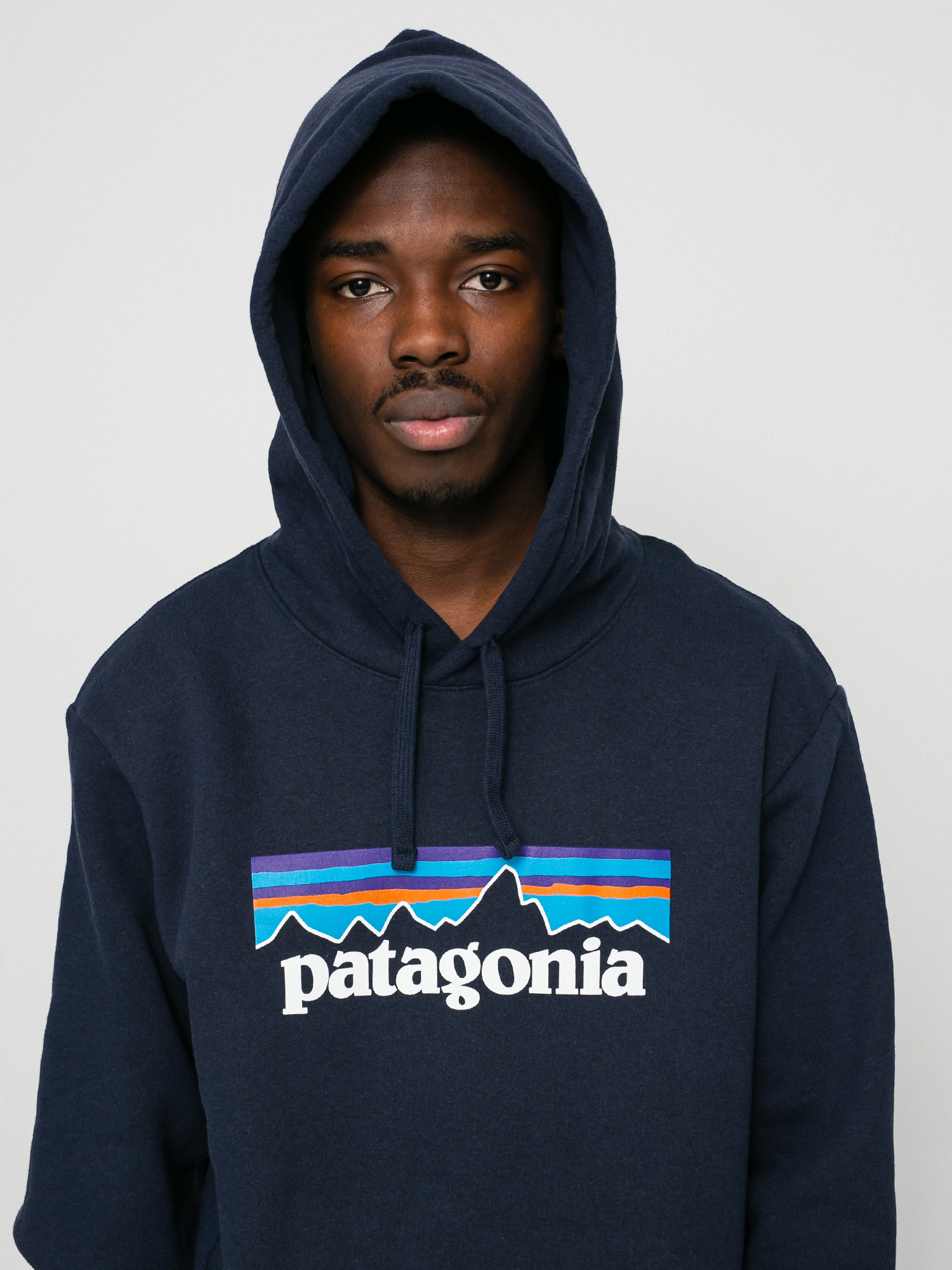 Patagonia Logo Uprisal HD Kapucnis pulóver (new navy)