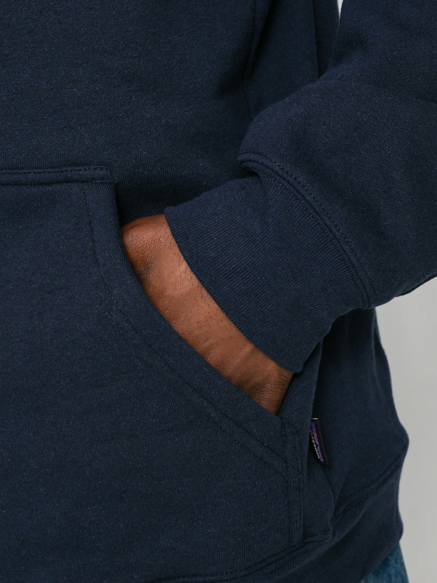 Patagonia Logo Uprisal HD Kapucnis pulóver (new navy)