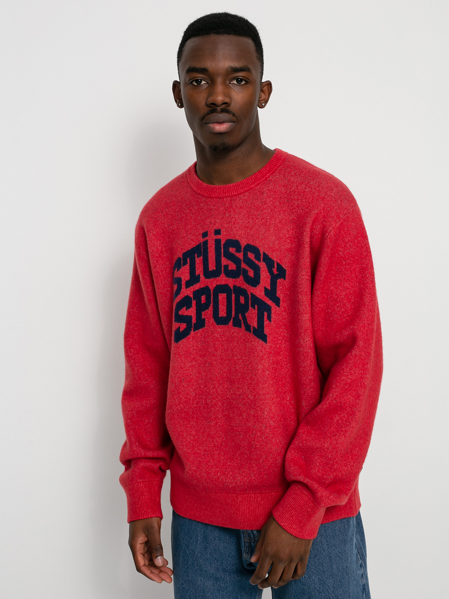 Stussy Sport Pulóver (red)