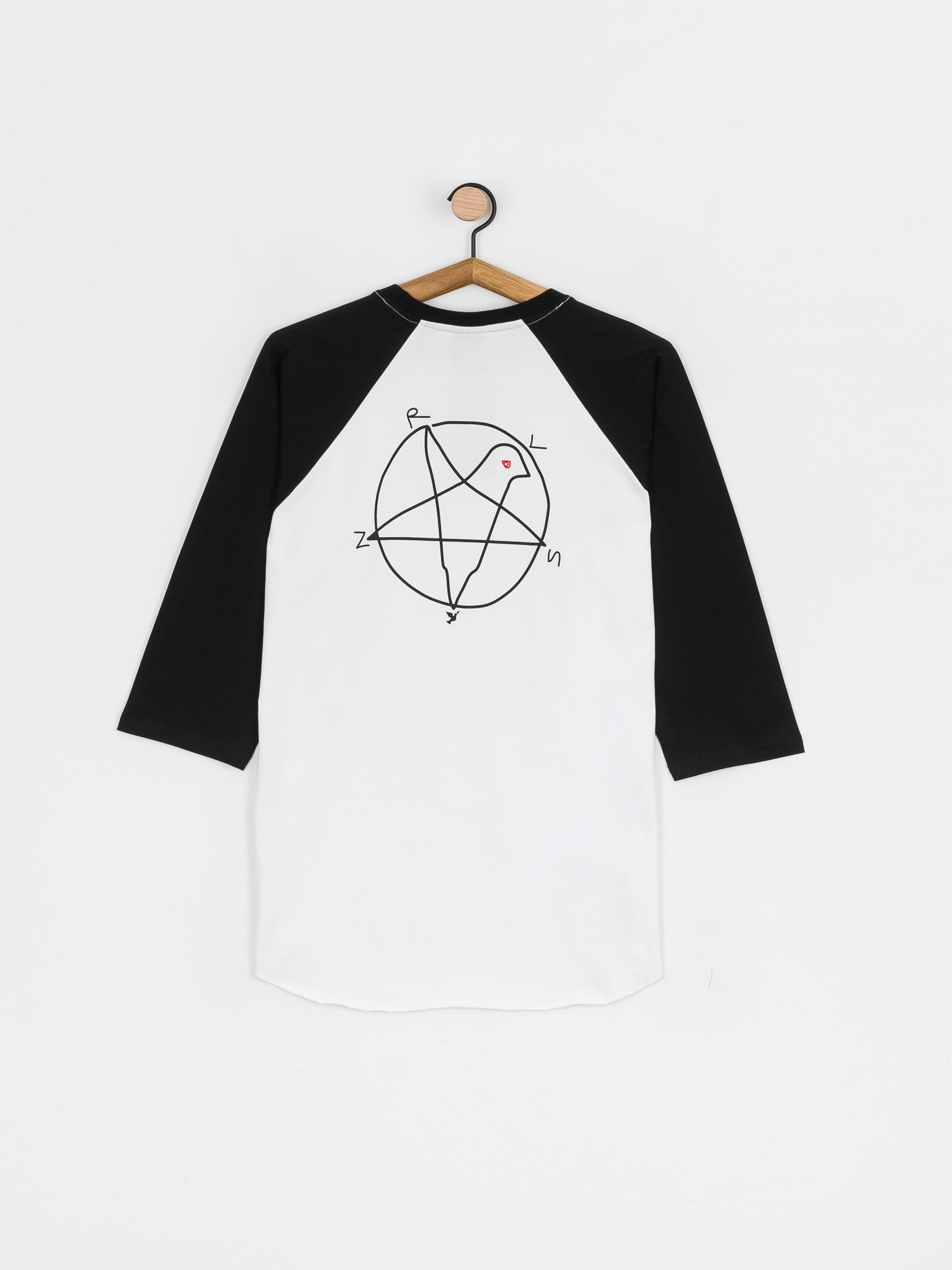 Nervous Superstar Hosszú ujjú felső (black/white)