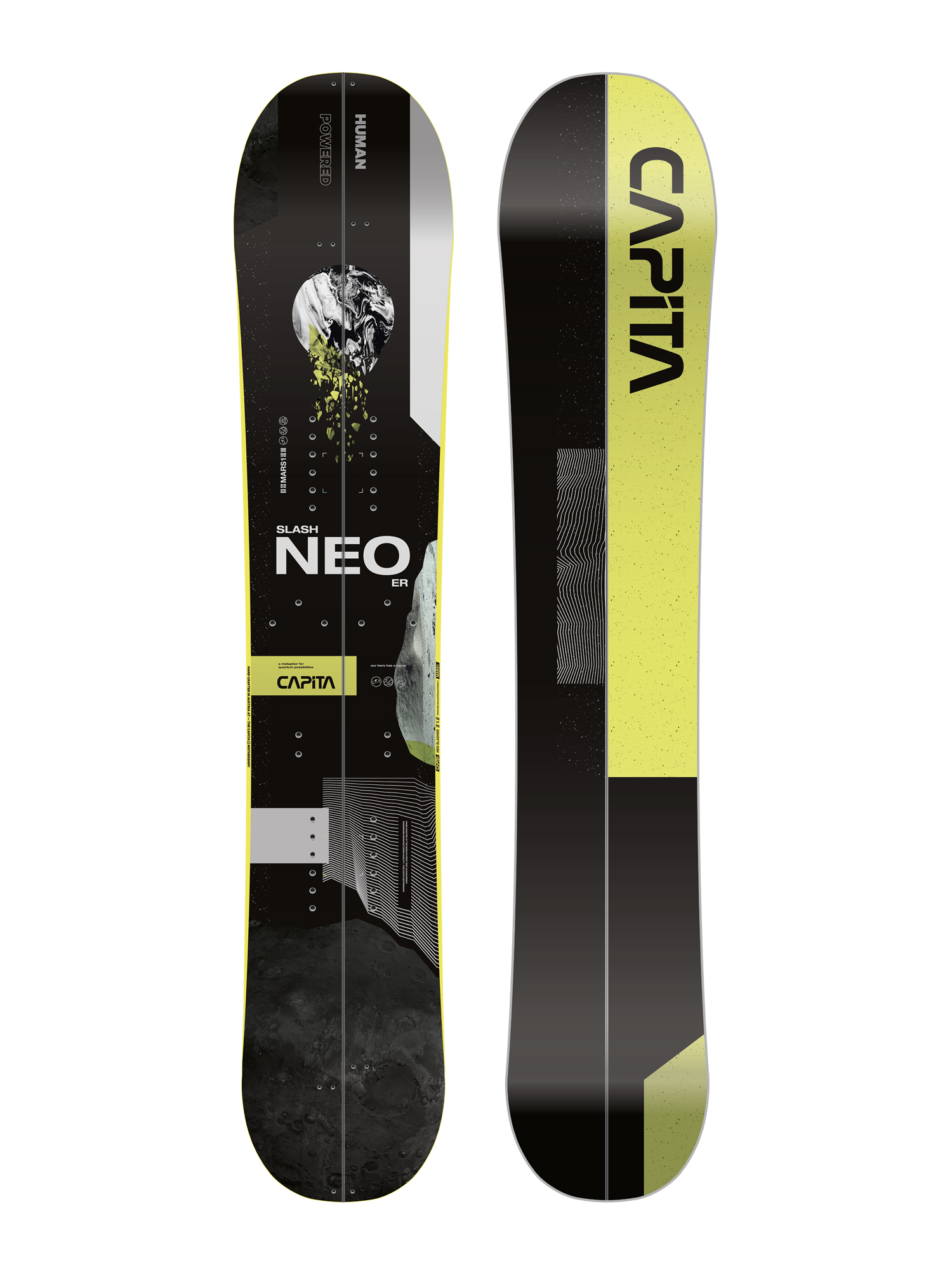 Férfi Capita Neo Slasher Splitboard Snowboard (lime/black)