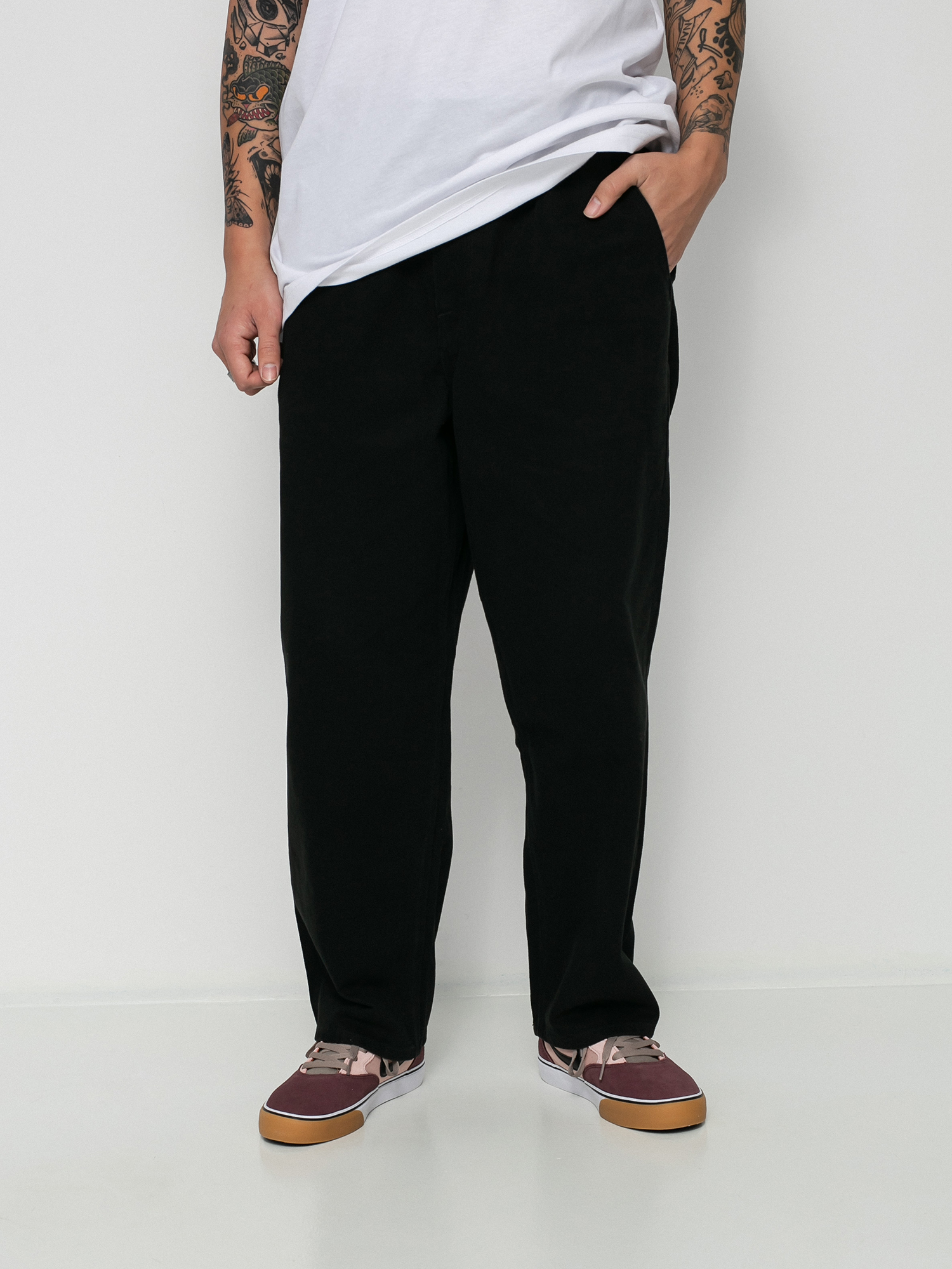 Volcom Billow Plus Denim Kisnadrág (black)