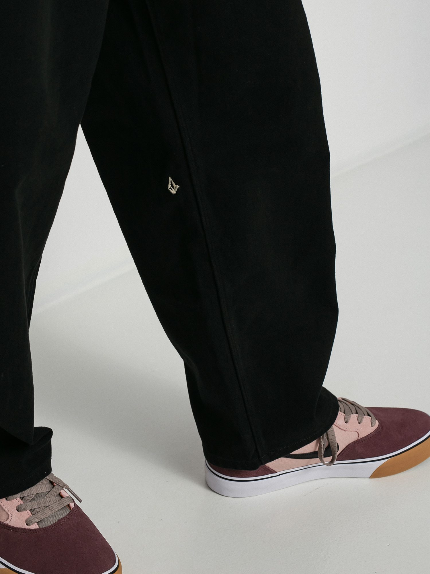 Volcom Billow Plus Denim Kisnadrág (black)