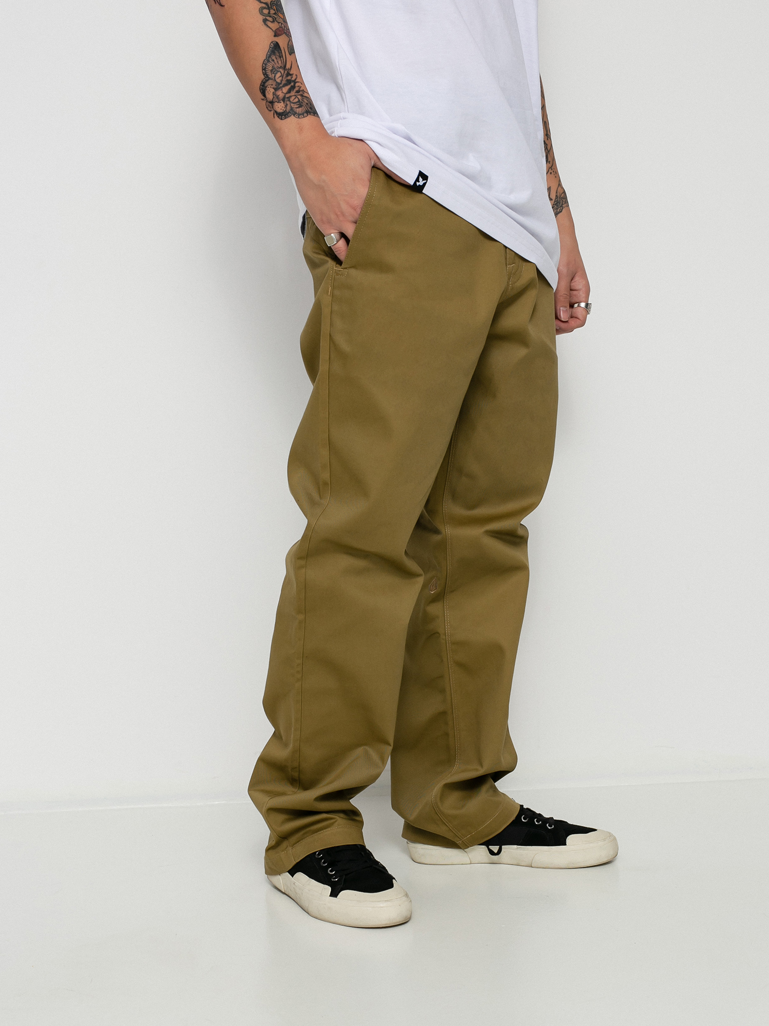 Volcom Frickin Skate Chino Kisnadrág (dark khaki)