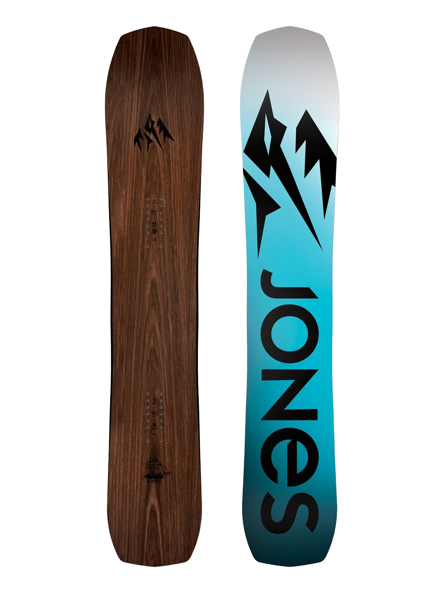 Férfi Jones Snowboards Flagship Snowboard (blue/back)