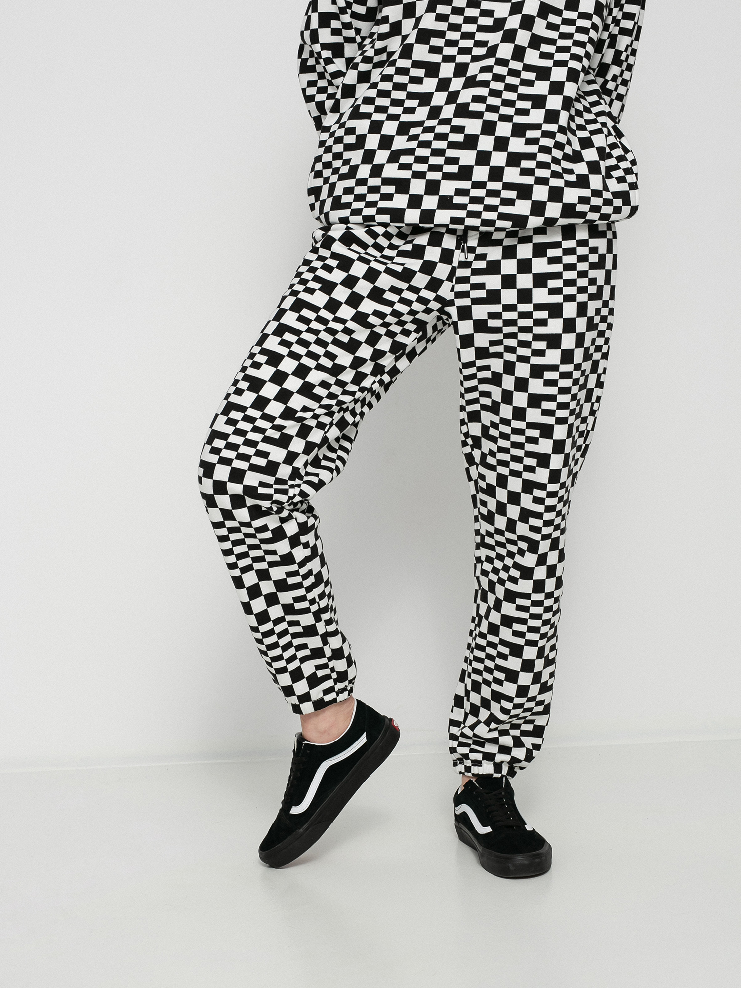 Volcom Check U Out Kisnadrág Wmn (black white)