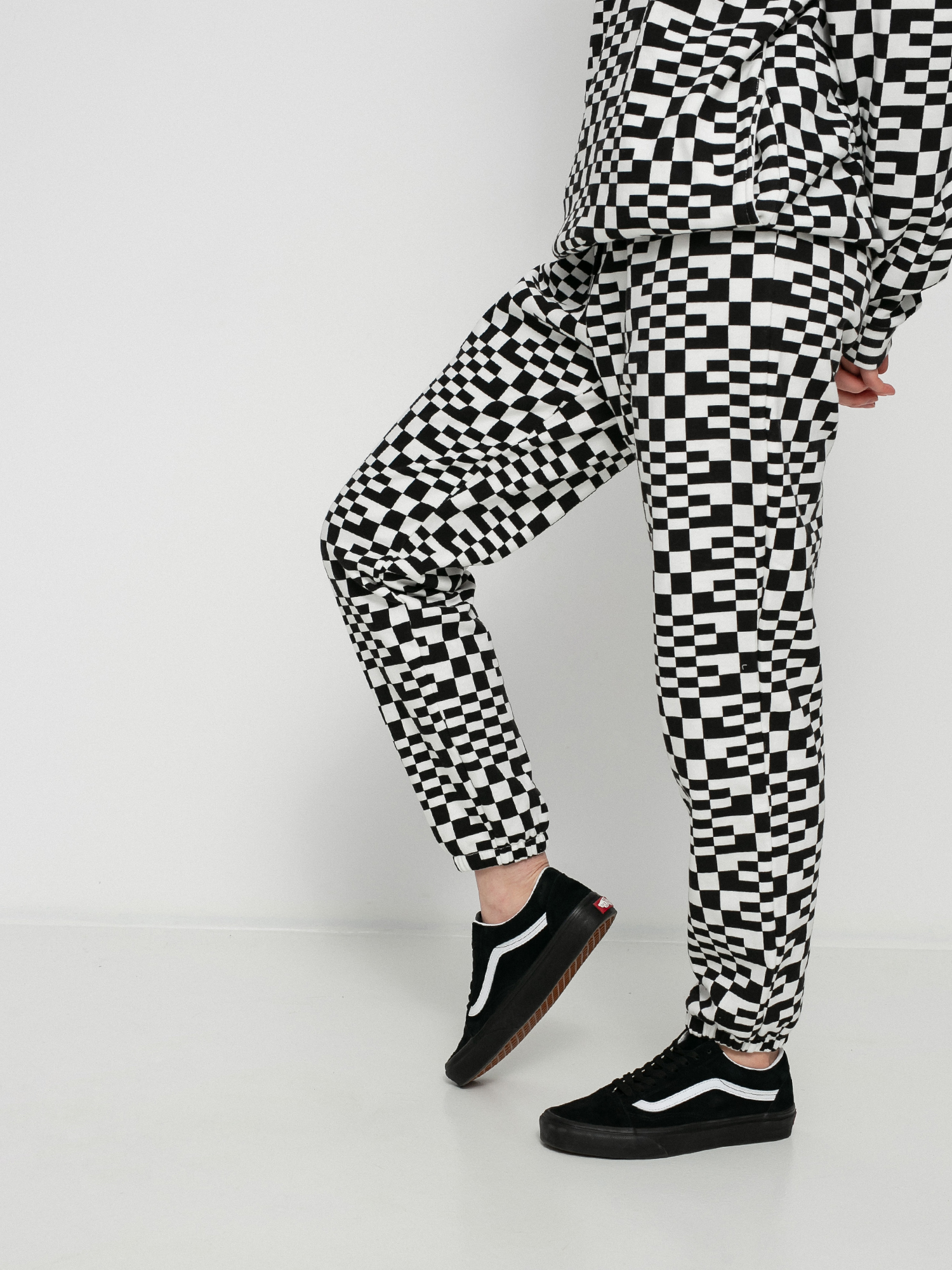 Volcom Check U Out Kisnadrág Wmn (black white)