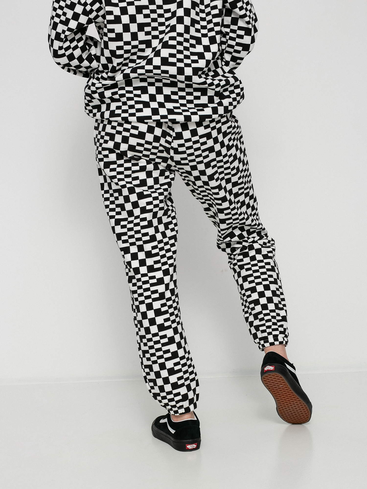 Volcom Check U Out Kisnadrág Wmn (black white)