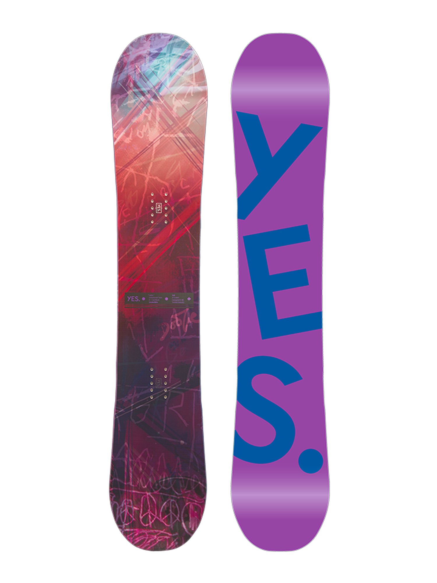 Női Yes Hello Snowboard (purple/blue)