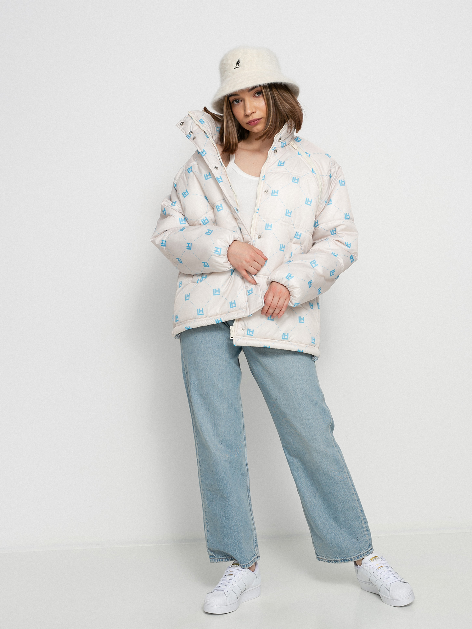 Local Heroes Lh Monogram Puff Dzseki Wmn (beige)