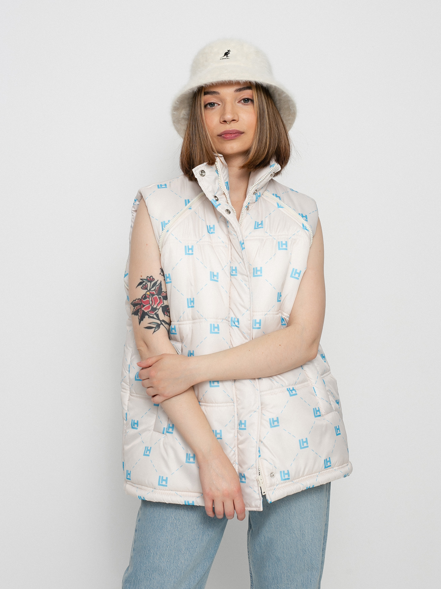 Local Heroes Lh Monogram Puff Dzseki Wmn (beige)