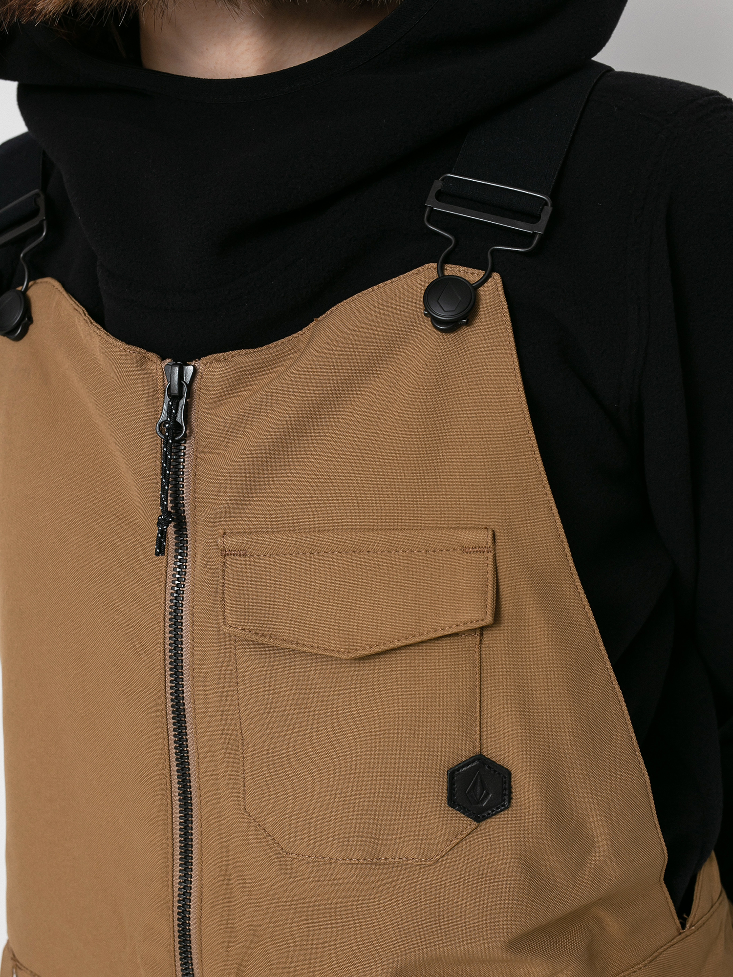 Női Volcom Swift Bib Overall Snowboard nadrág (coffee)