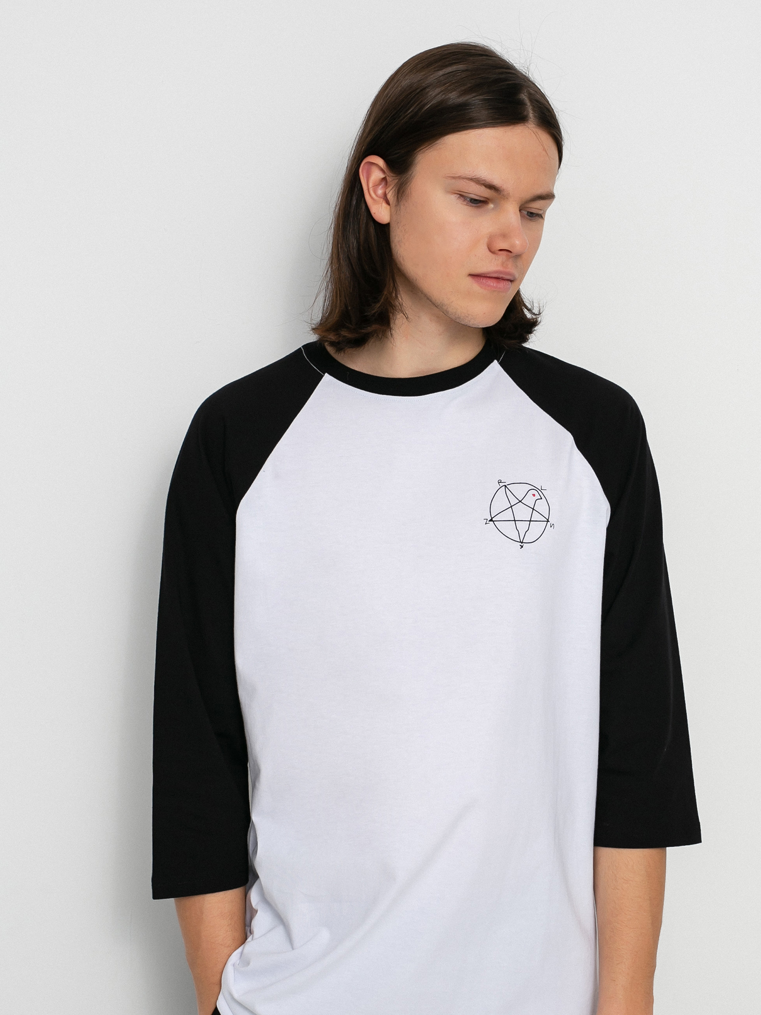 Nervous Superstar Hosszú ujjú felső (black/white)