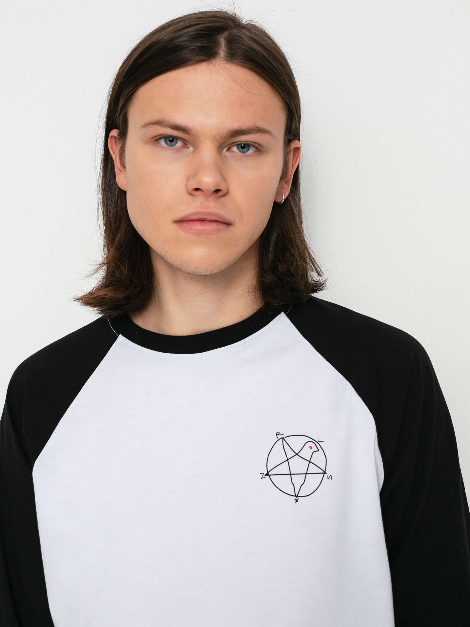 Nervous Superstar Hosszú ujjú felső (black/white)