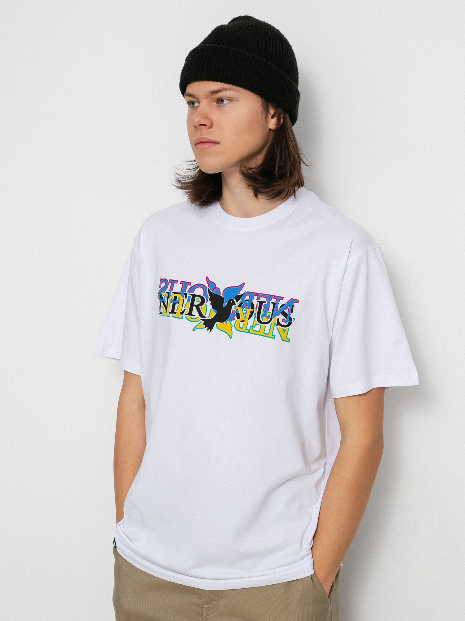 Nervous S.A.M. póló (white)