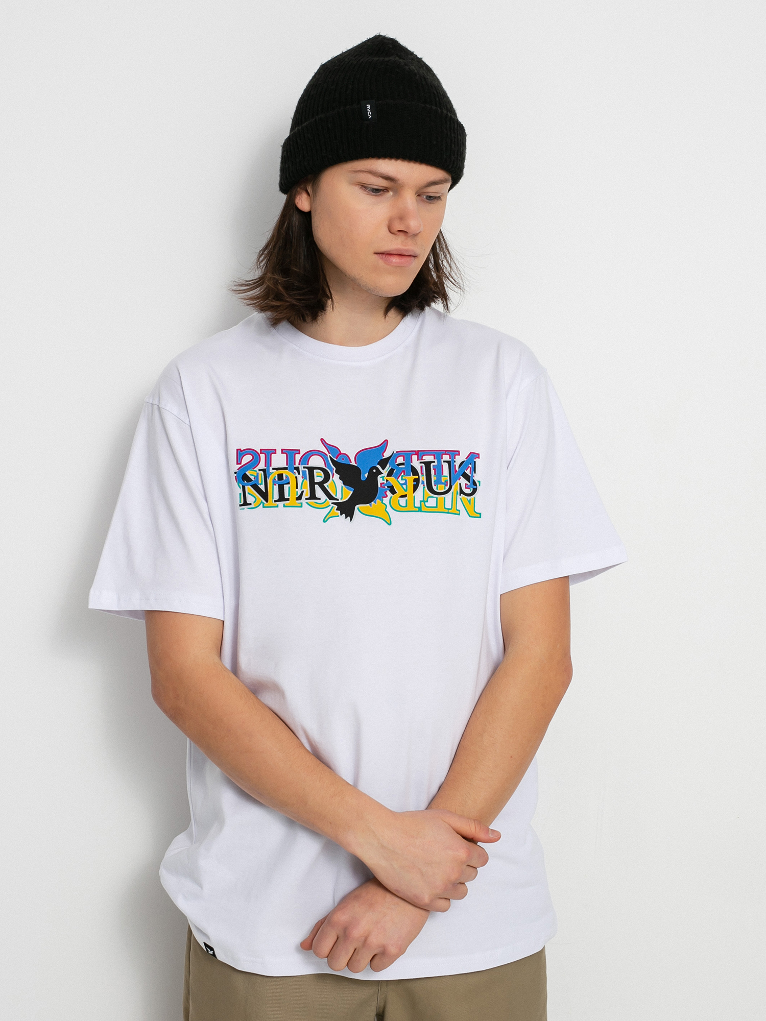 Nervous S.A.M. póló (white)