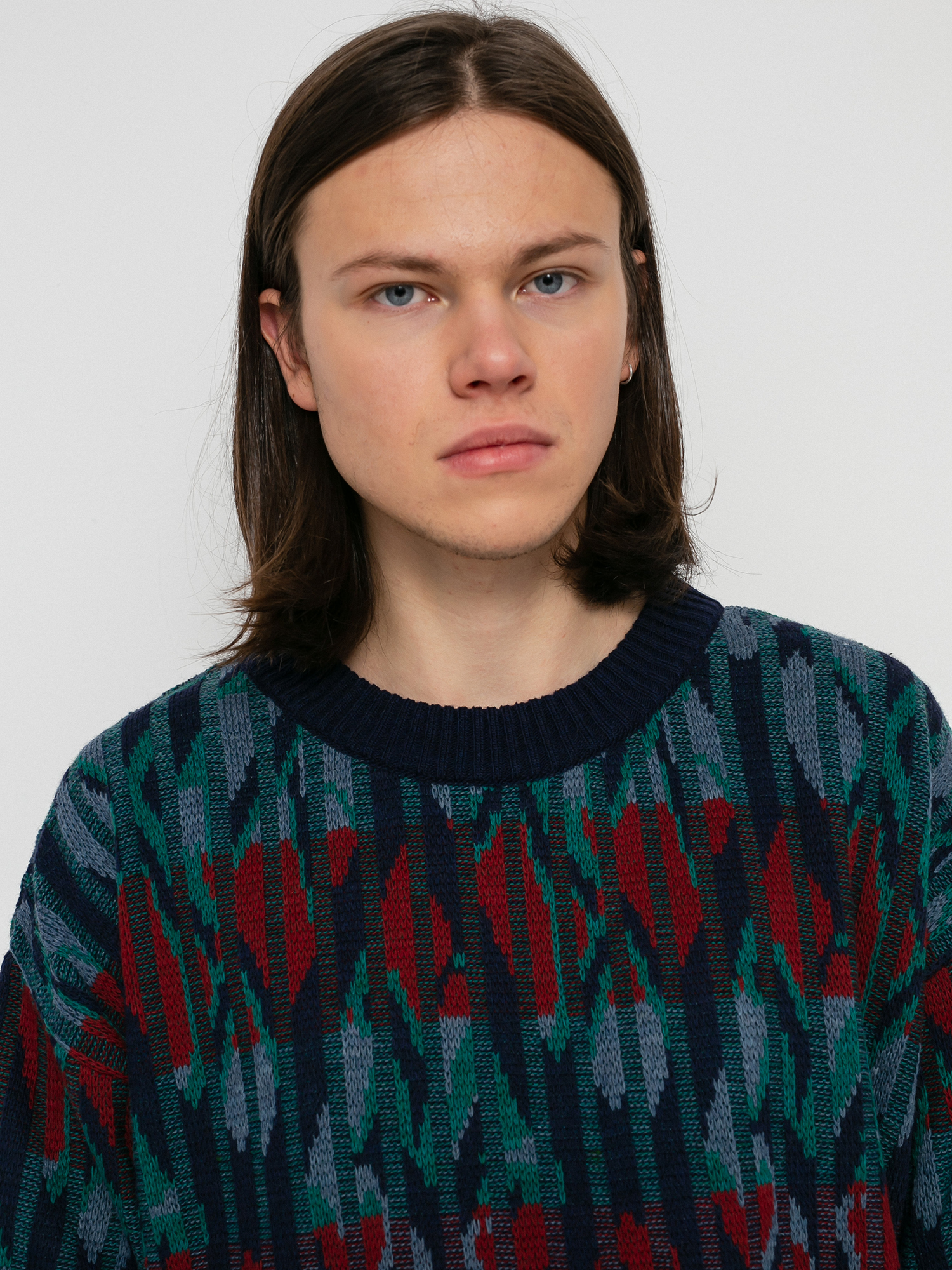 Polar Skate Paul Knit Pulóver (rich navy)