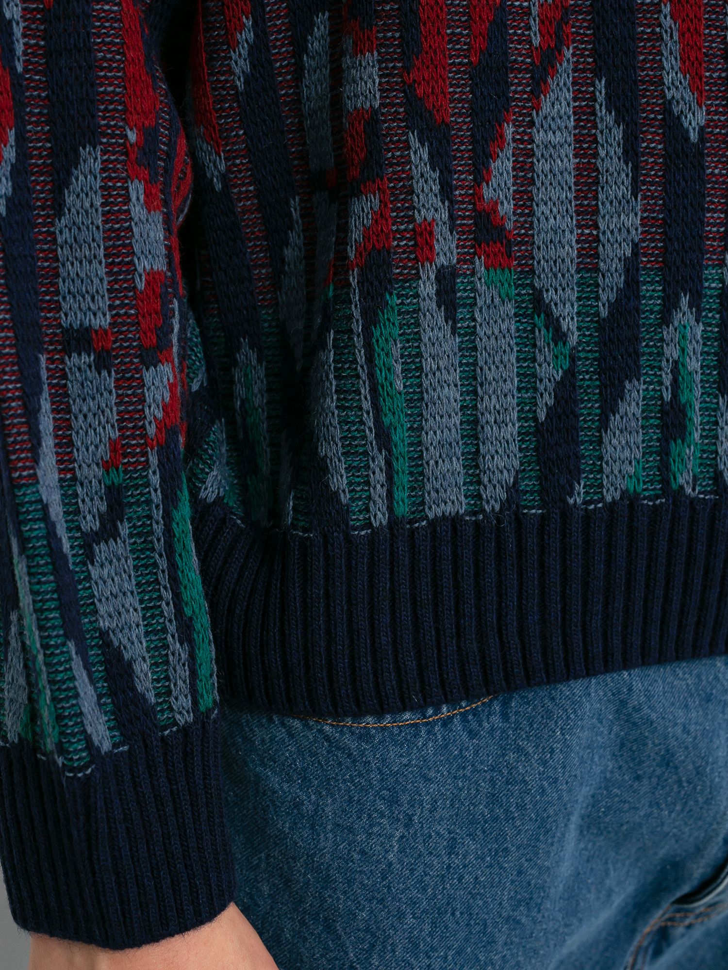 Polar Skate Paul Knit Pulóver (rich navy)